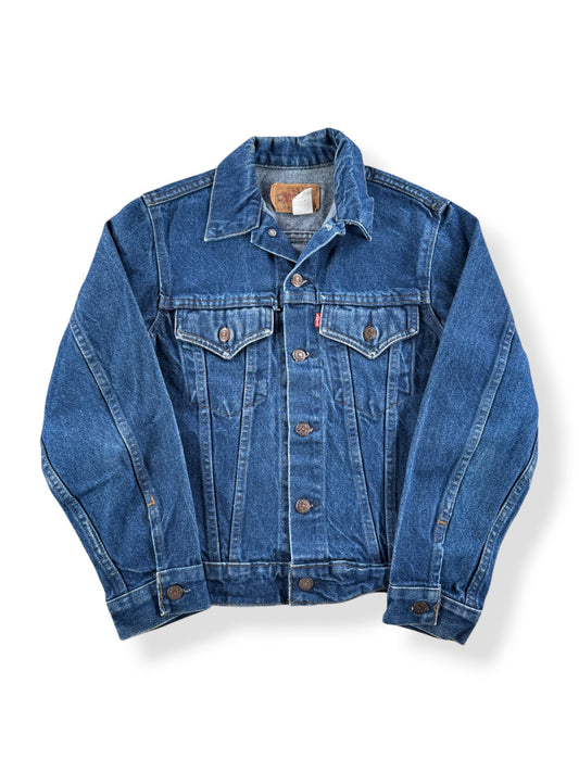 Front of Vintage Levis 70704 Trucker Jacket SZ 16 (Fits XS)