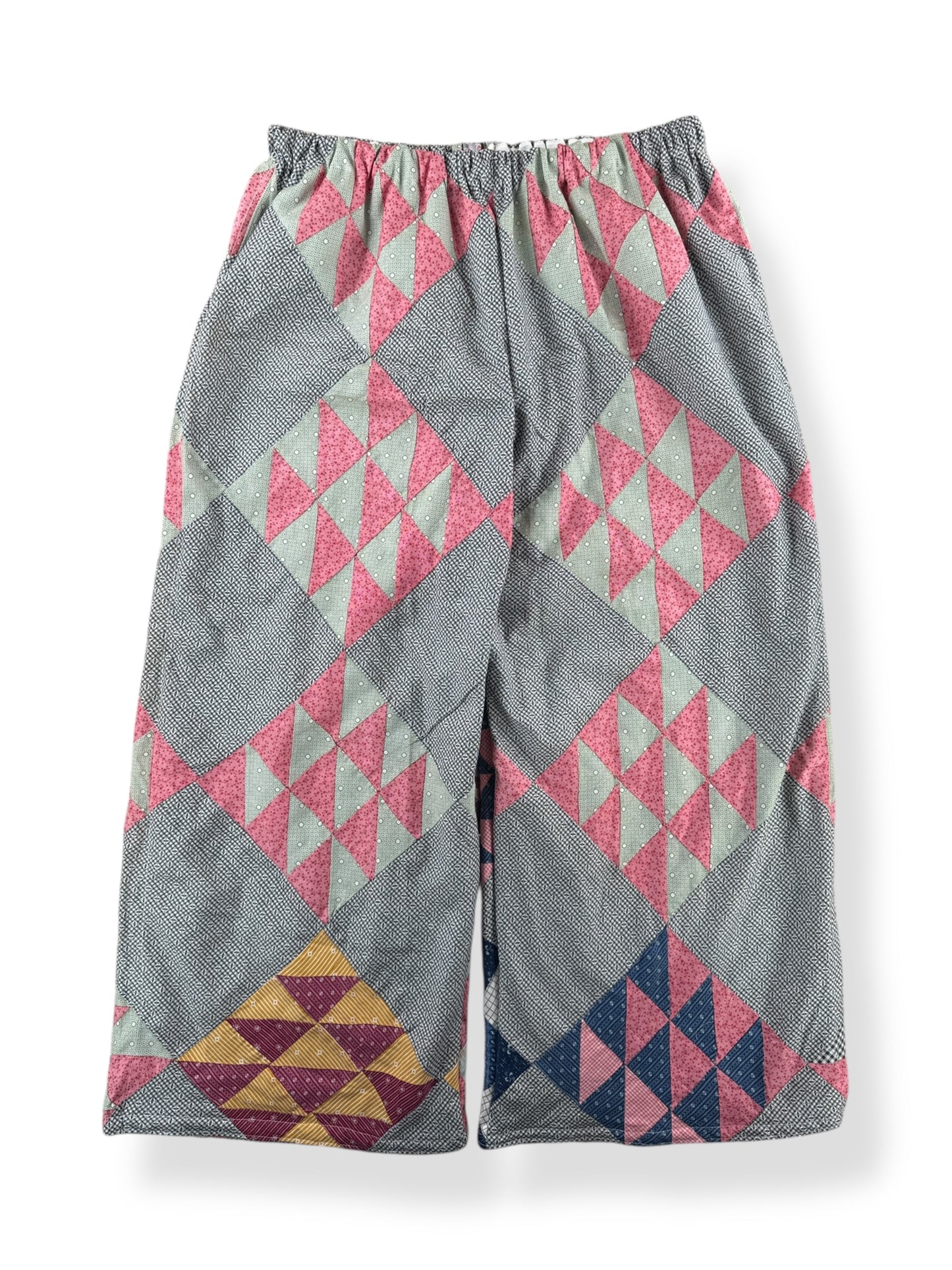 Front of Archive Craft X Barn Owl Vintage Quilt Pants SZ L