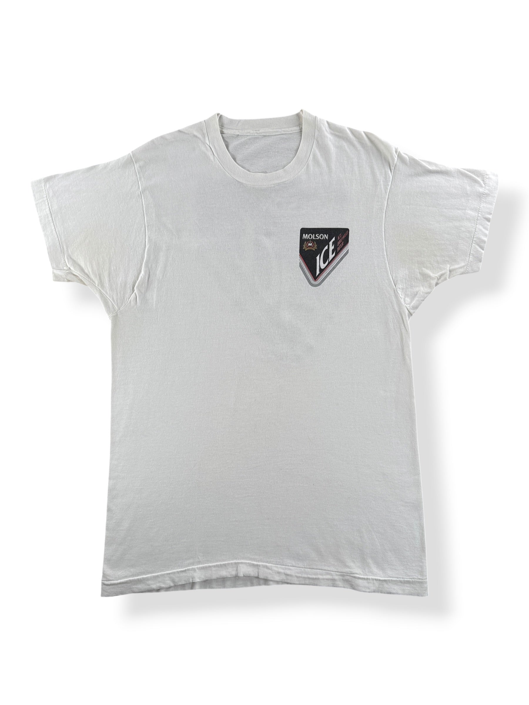Front of Vintage Molson Ice Tee SZ M