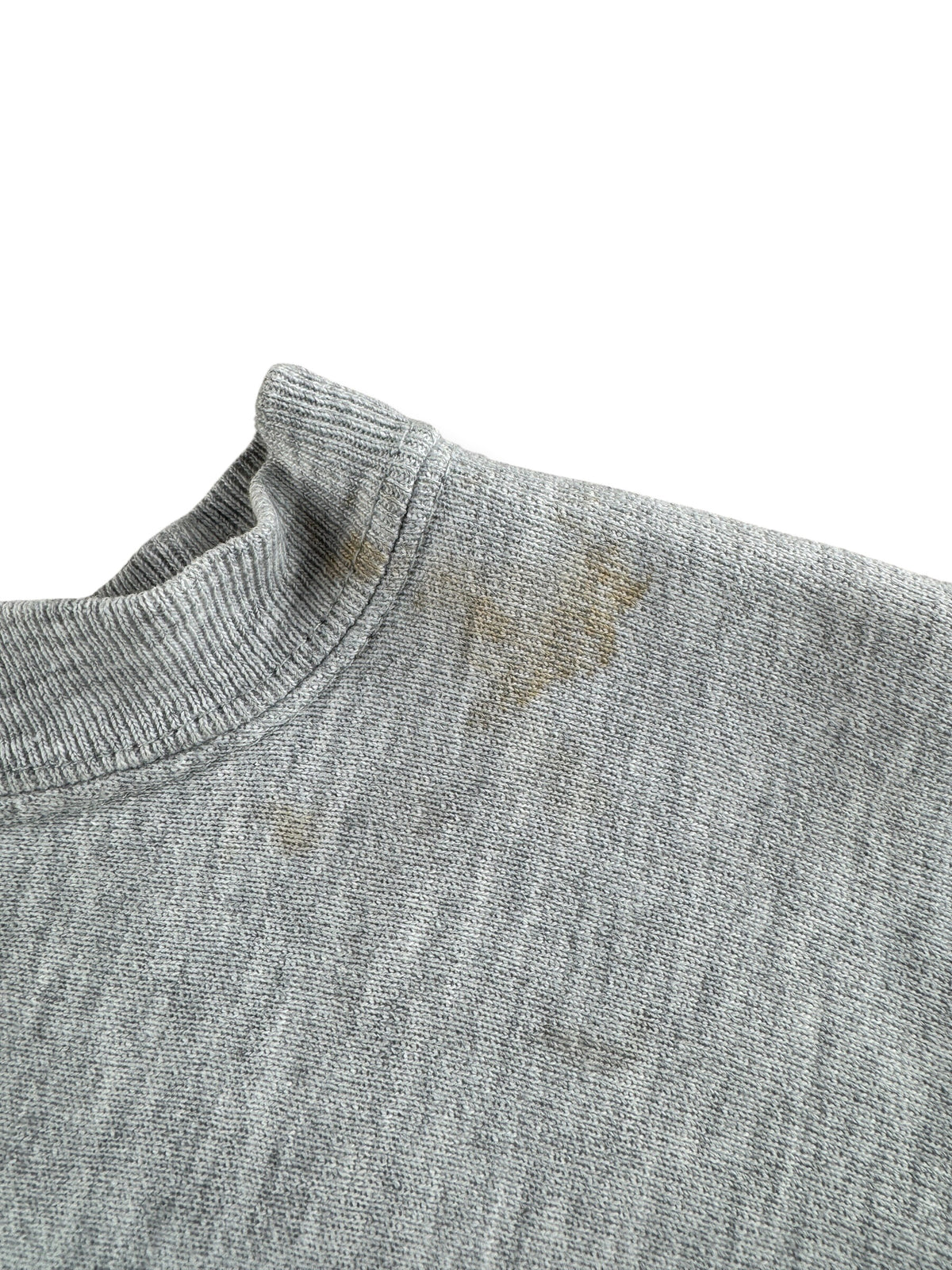 Stain on shoulder of Vintage Pi Beta Phi Cut Champion Reverse Weave Crewneck SZ L