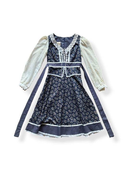Front of Vintage Gunne Sax Floral Dress SZ 8