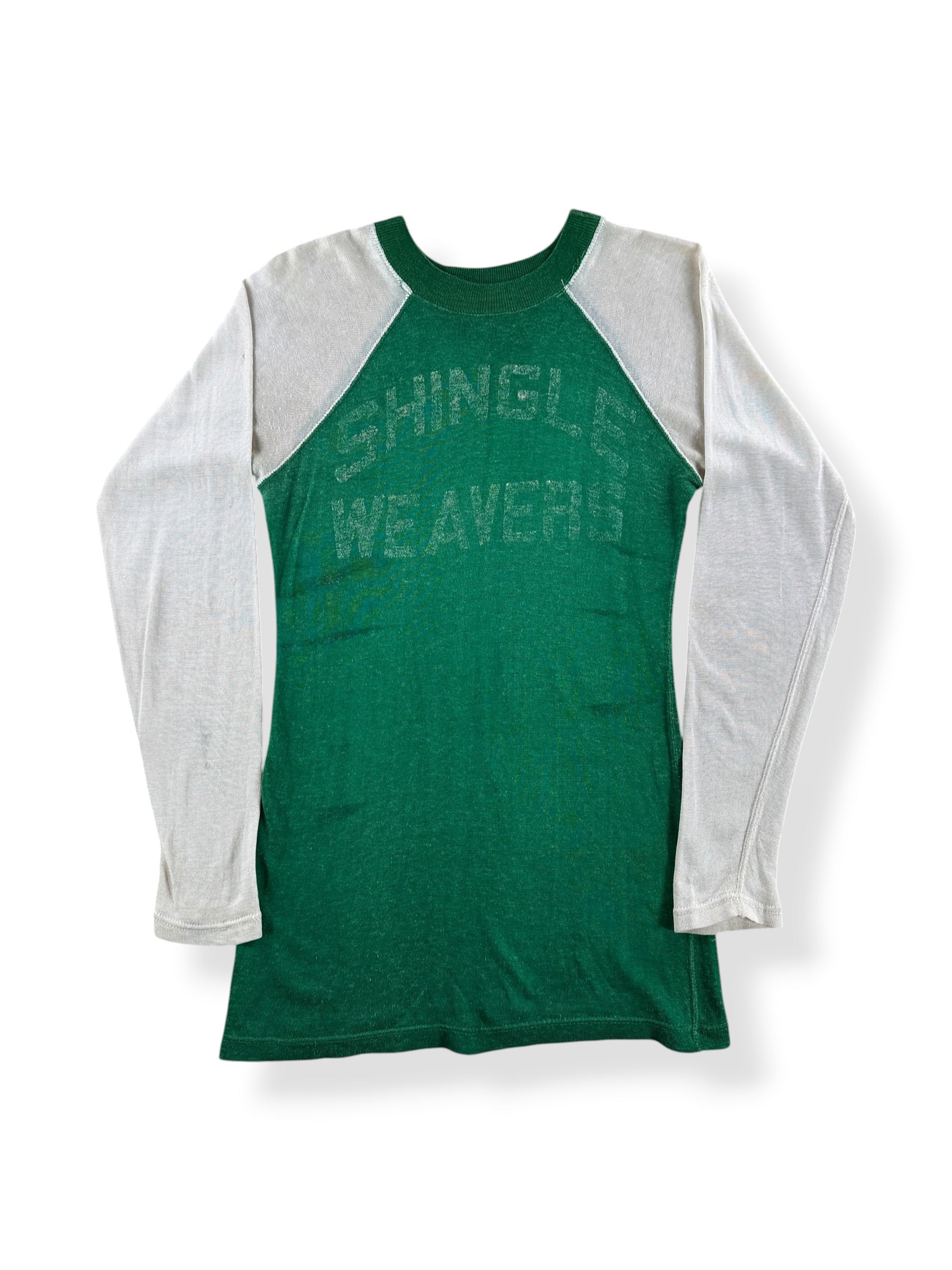 Front of Vintage 50s Shingle Weavers Durene Jersey SZ XS
