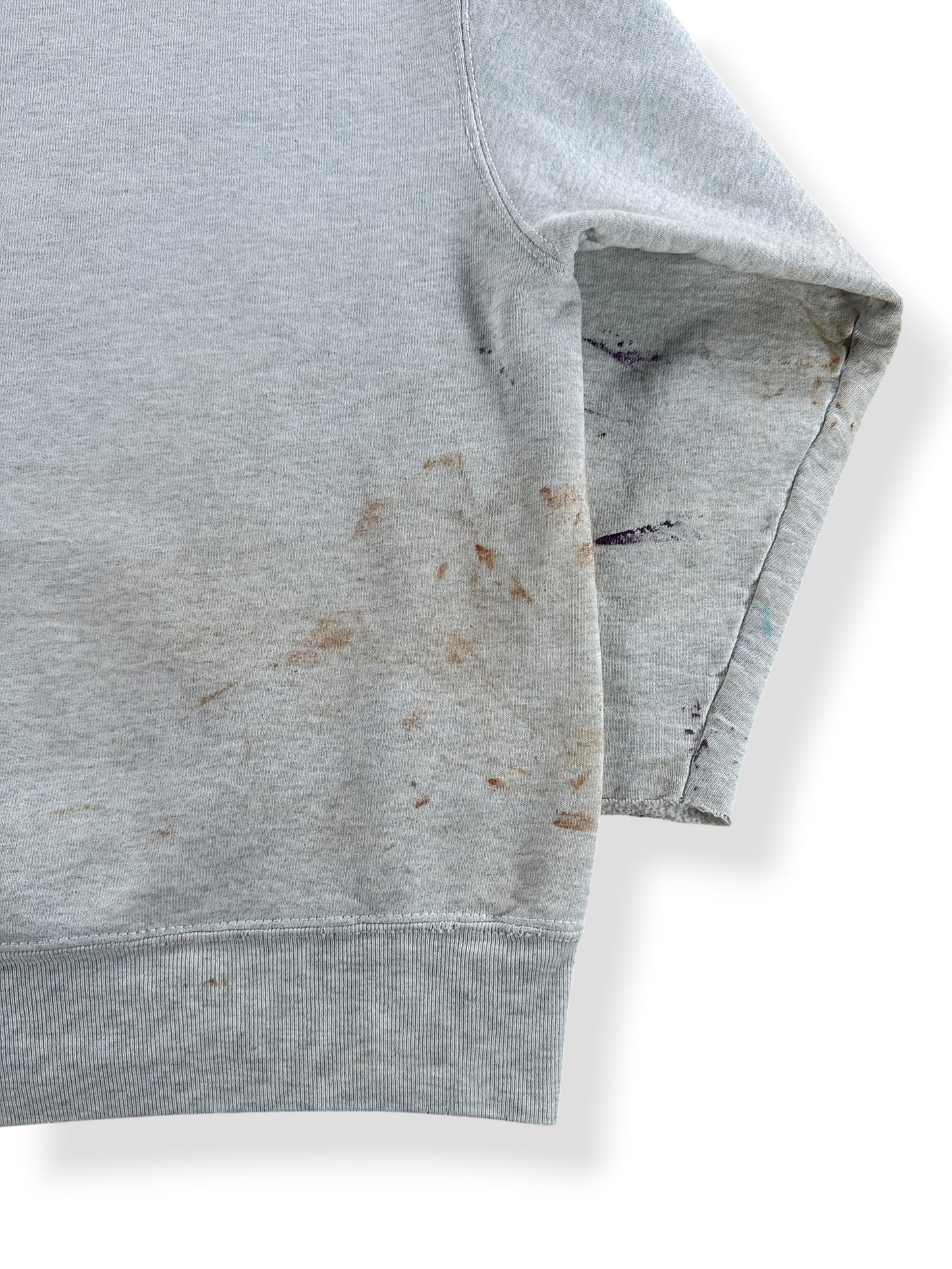 Staining on Vintage Reverse Weave Painter Chopper SZ L