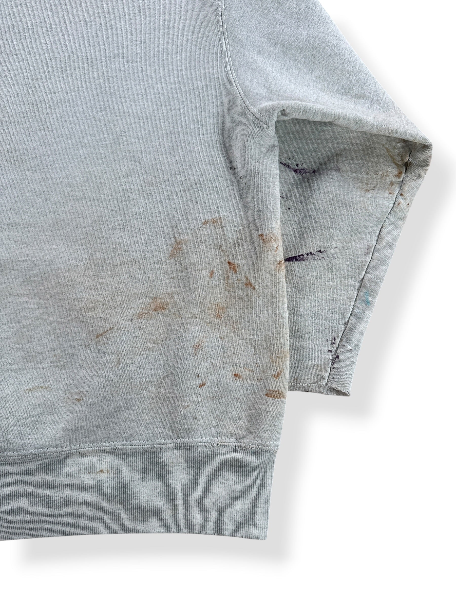 Staining on Vintage Reverse Weave Painter Chopper SZ L