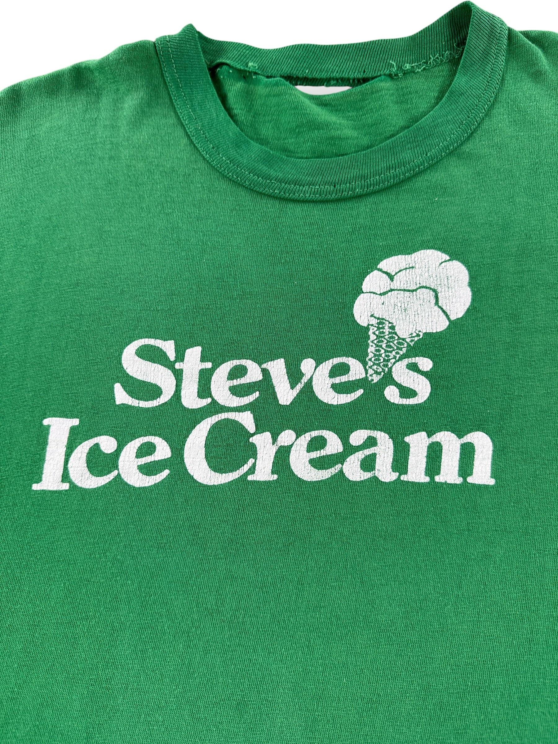 Graphic of Vintage 60s/70s Steve's Ice Cream Tee SZ L