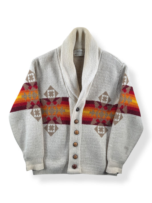 Front of Vintage 70s Era Pendleton Western Wear Cardigan SZ L (Fits S/M)
