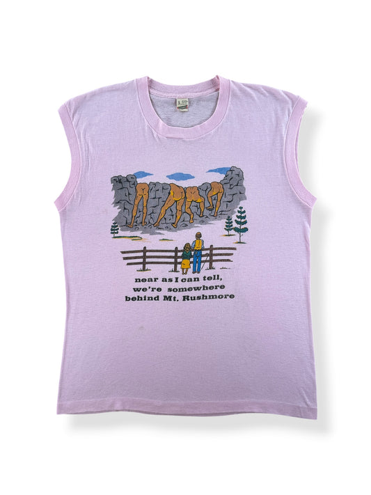 Front of Vintage Mt Rushmore Ass Tank Top SZ L (Fits M)