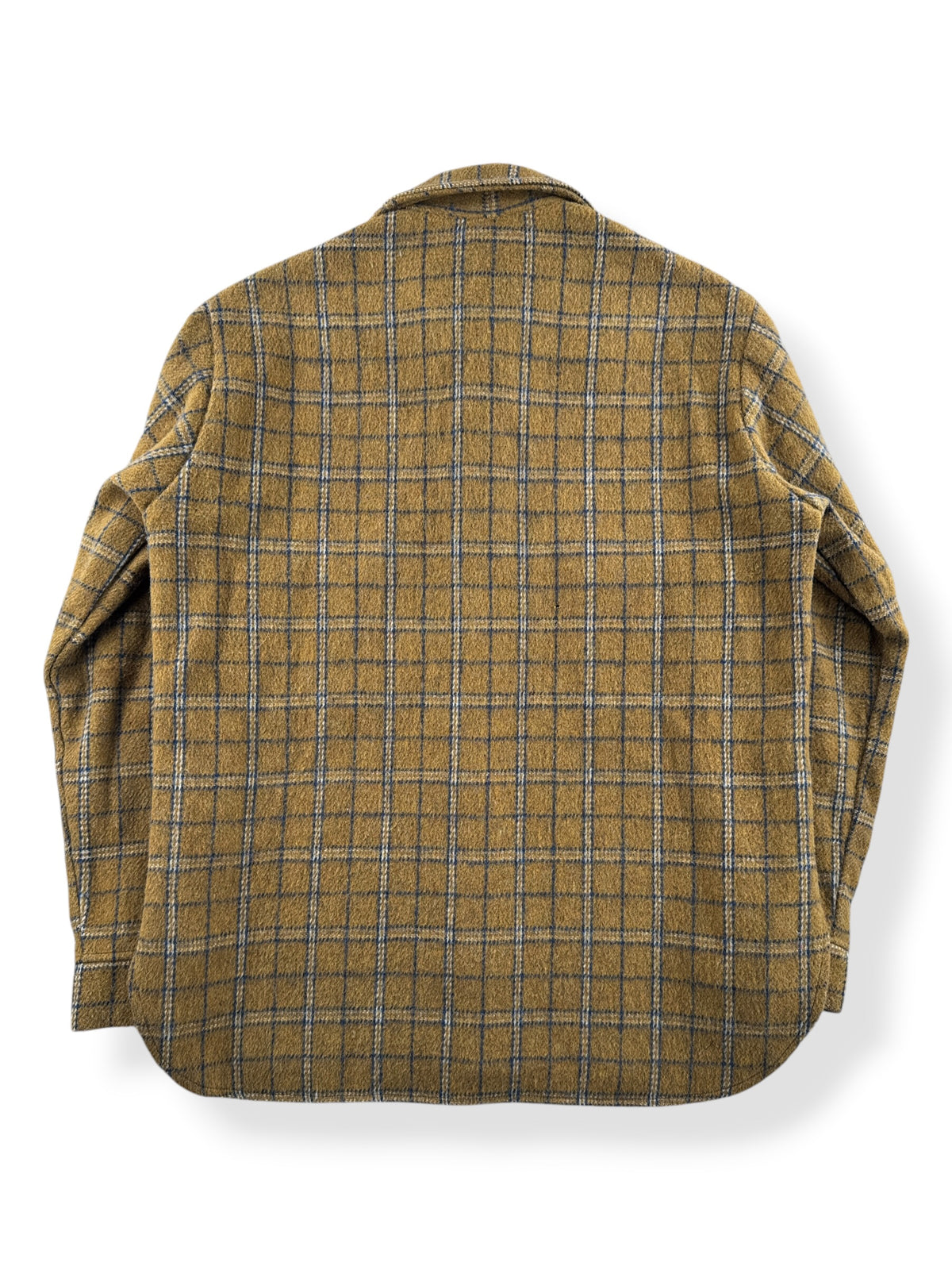 Back of Vintage 70s CPO Wool Flannel SZ M