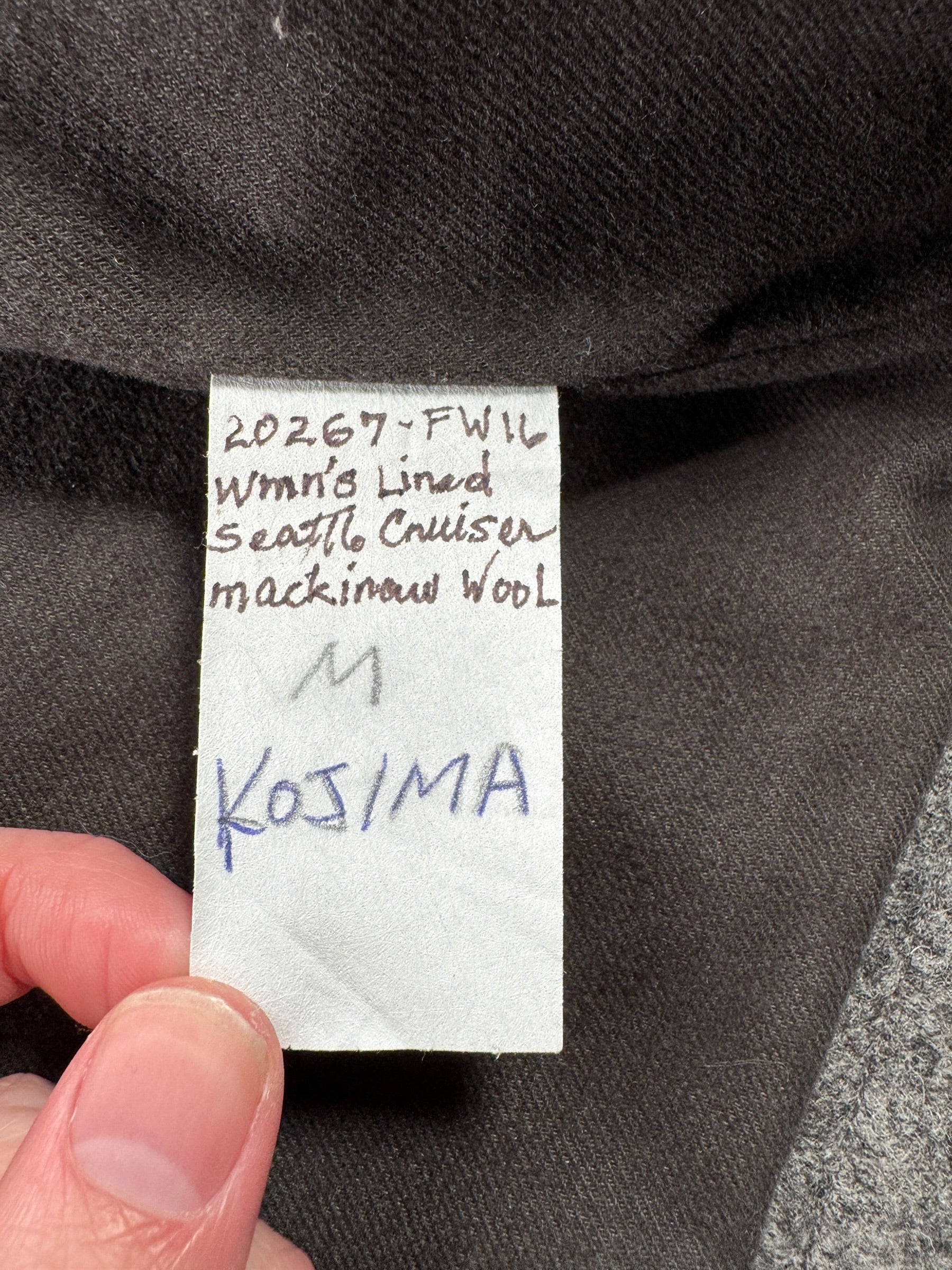 Sample on Sample Filson Women's Grey Wool Jacket SZ M