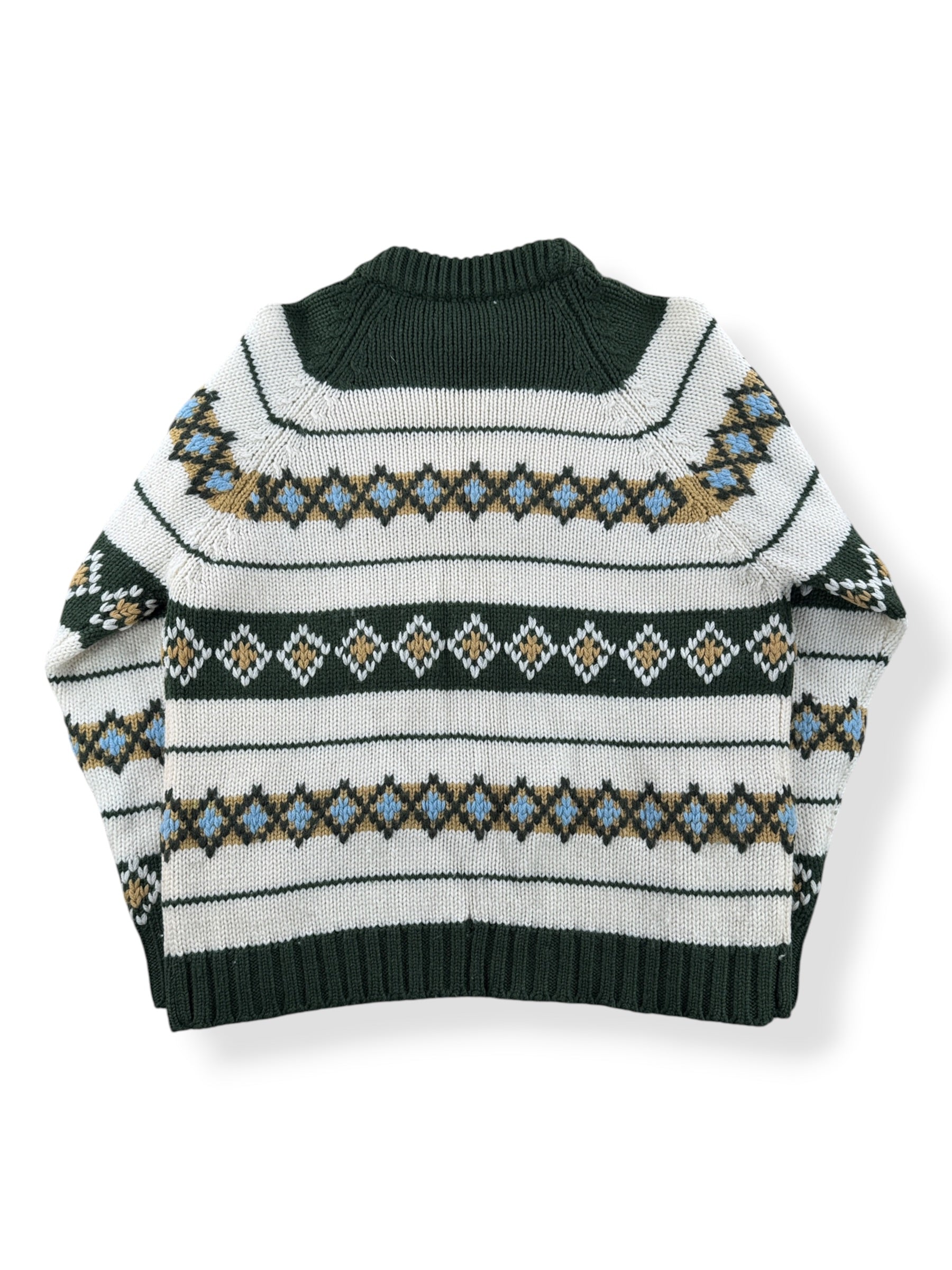 Back of Vintage Macys Knit Sweater SZ 40