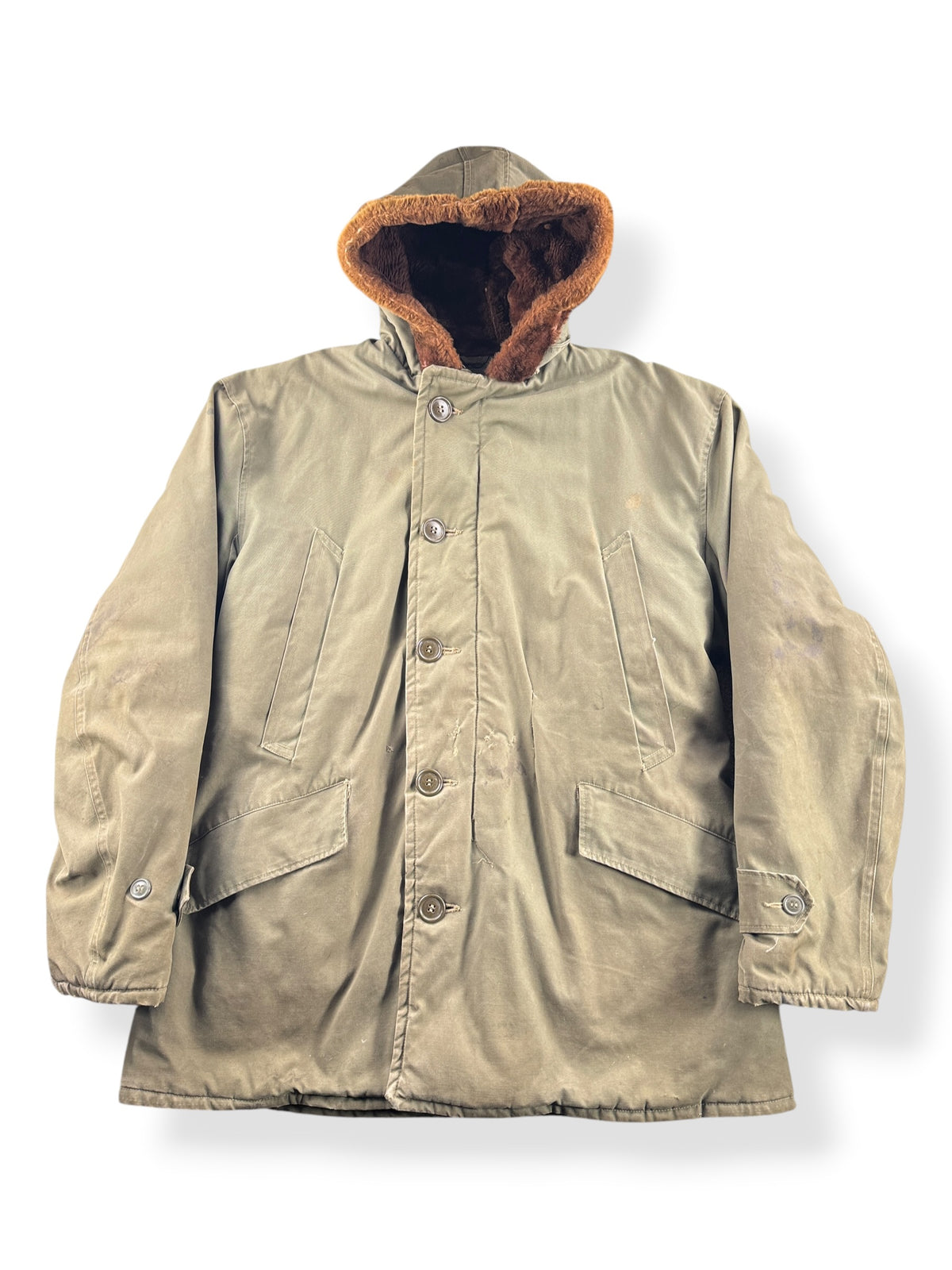 Front of Vintage B-9 Civilian Parka SZ XL