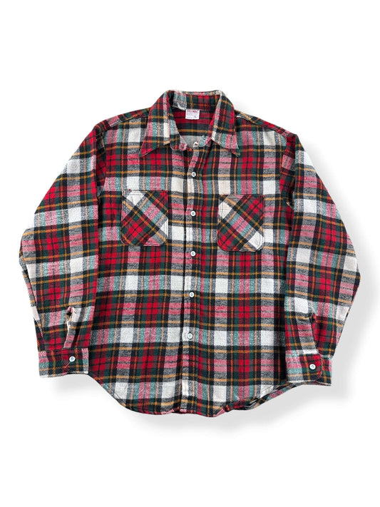 Front of Vintage Big Mac Cotton Poly Blend Flannel SZ L