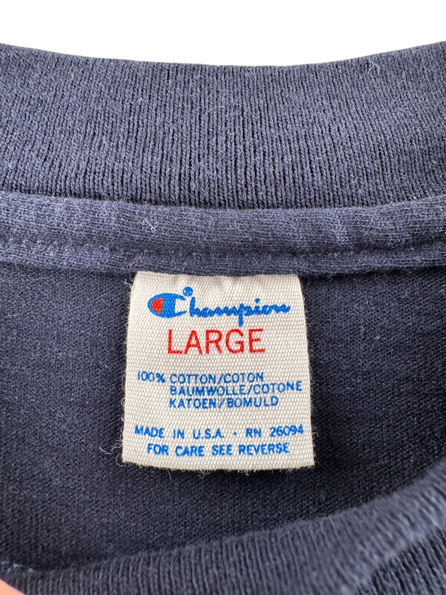 Tag on Vintage Notre Dame Fightin' Irish Tee SZ L (Fits M)
