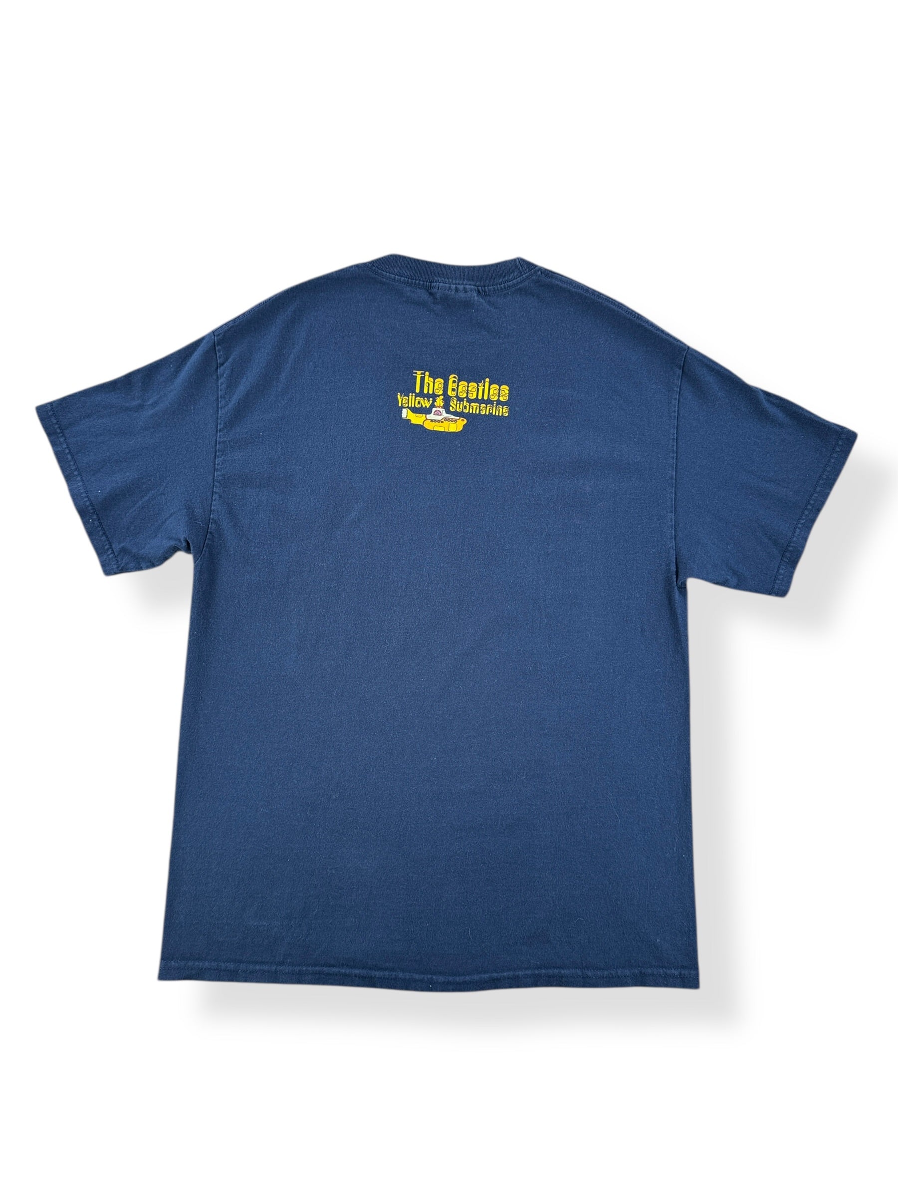 Back of Vintage Beatles Yellow Submarine Tee SZ L (Fits M)