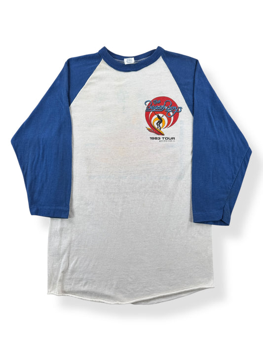 Front of Vintage 1983 The Beach Boys Baseball Tee SZ M (Fits XS/S)