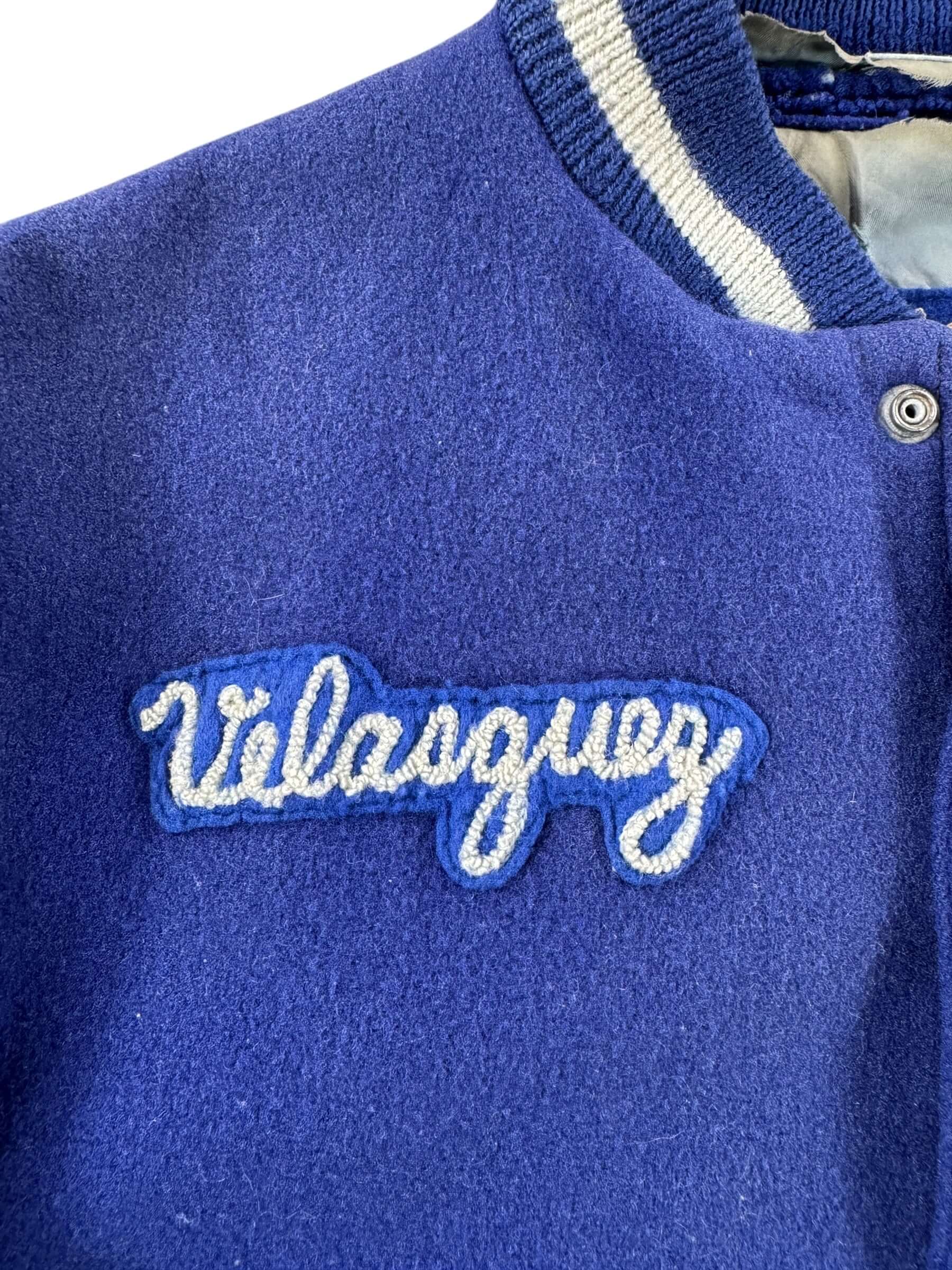 Name on Vintage Indian Nation Varsity Jacket SZ M AS IS