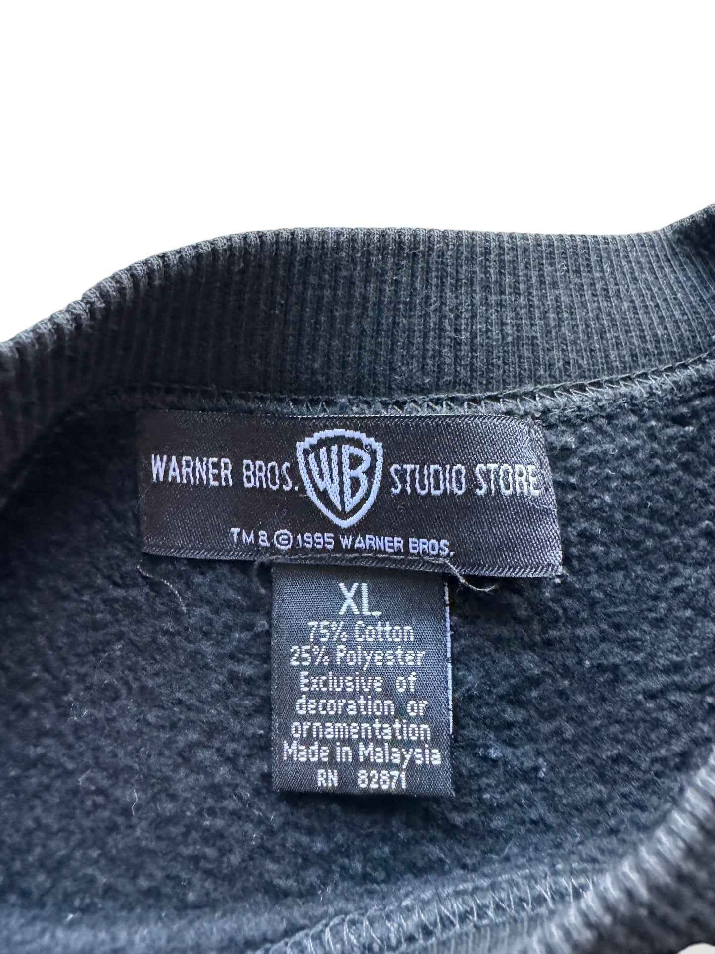 Tag on Marvin the Martian WB Crewneck SZ XL