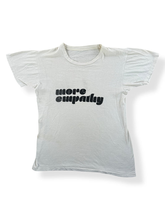 Front of Vintage 1970s Empathy Message Tee SZ S