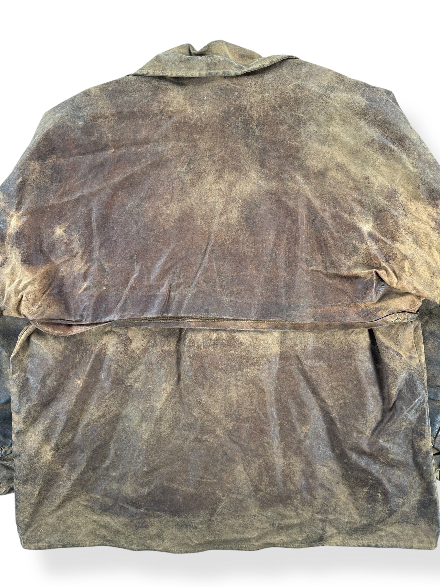 Back of Vintage Filson Tin Cloth Jacket SZ M