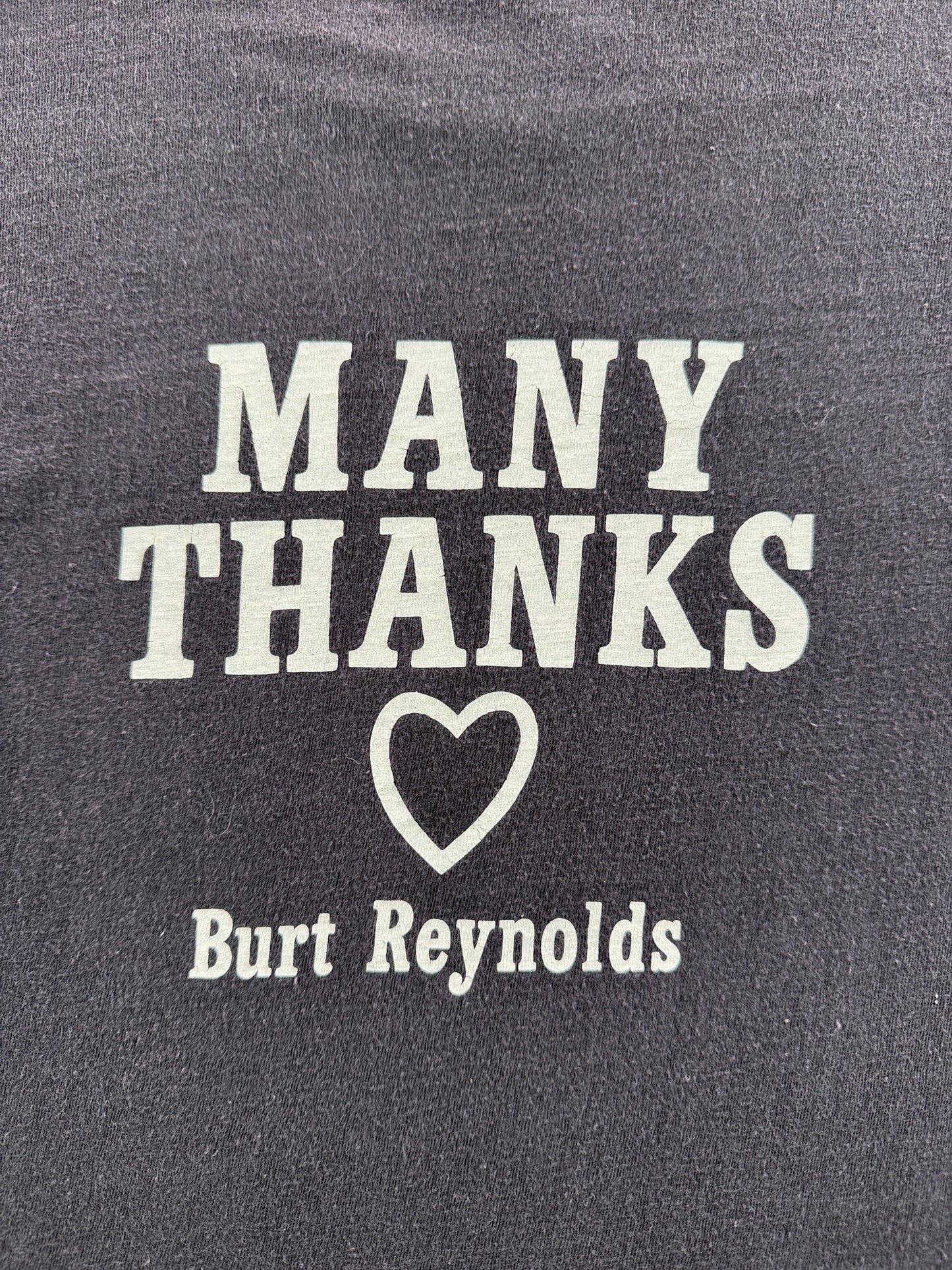 Graphic of Vintage Burt Reynolds Nickelodeon Tee SZ S