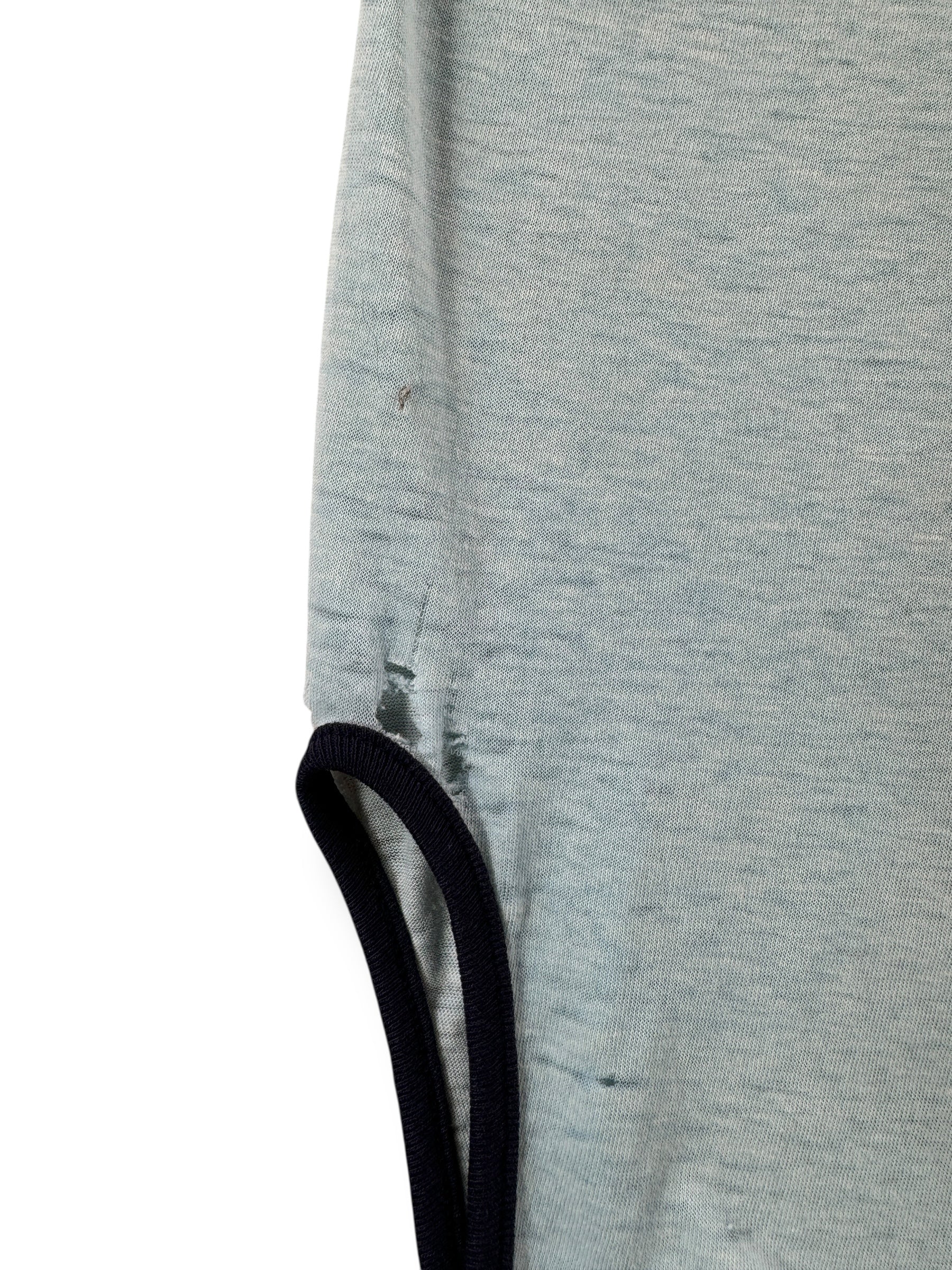 Damage on Vintage Cheers Boston V-Neck Tee SZ Very Long Large