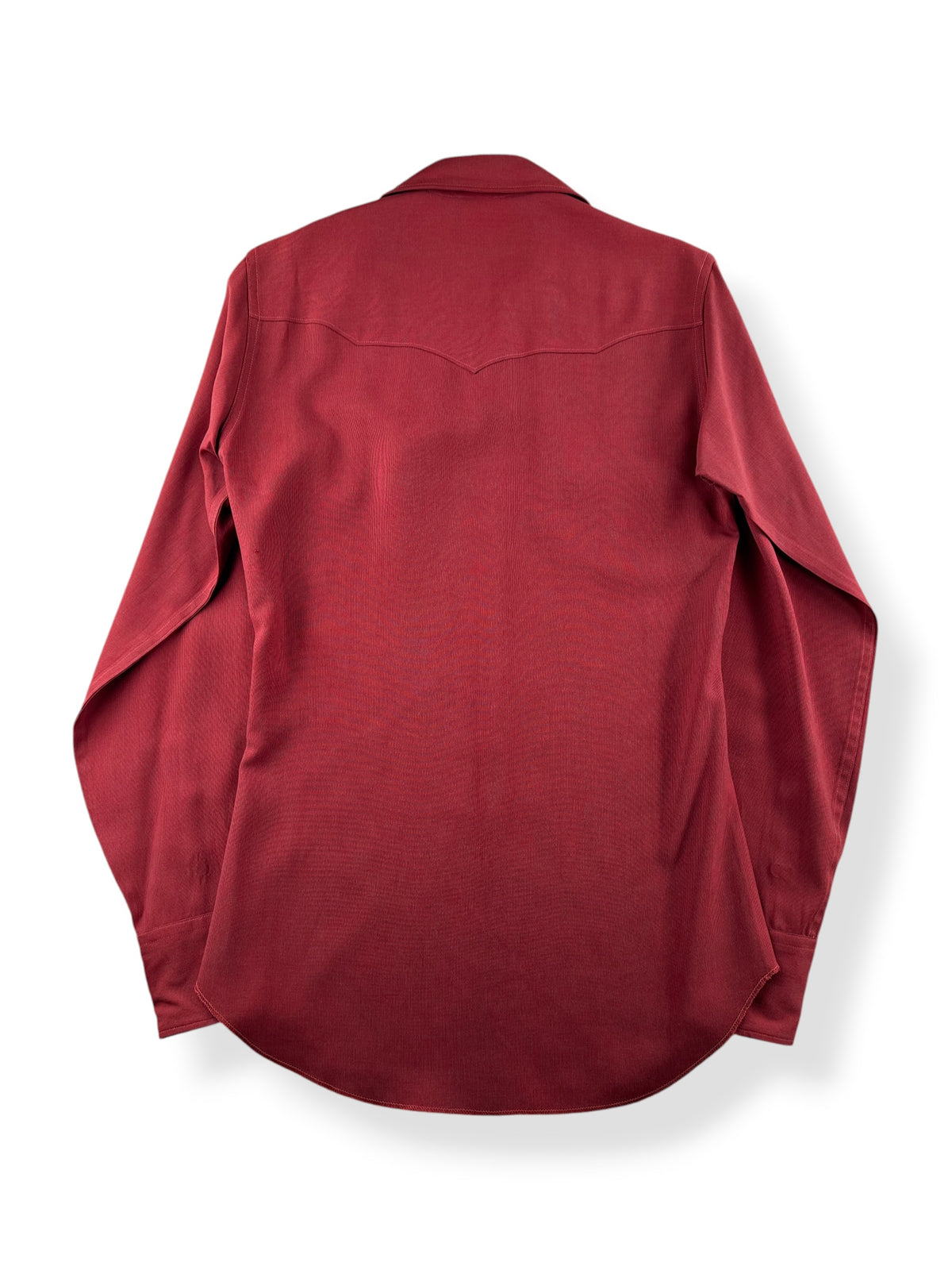 Back of Vintage Karman Ranchwear Gabardine Western Shirt SZ 14