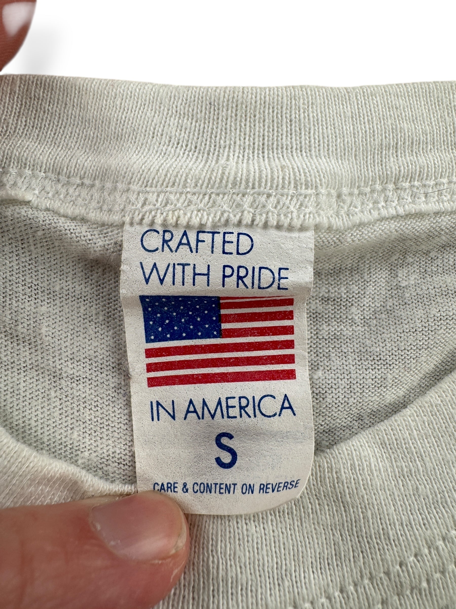 Tag on Vintage John Hughes Pretty in Pink Tee SZ S