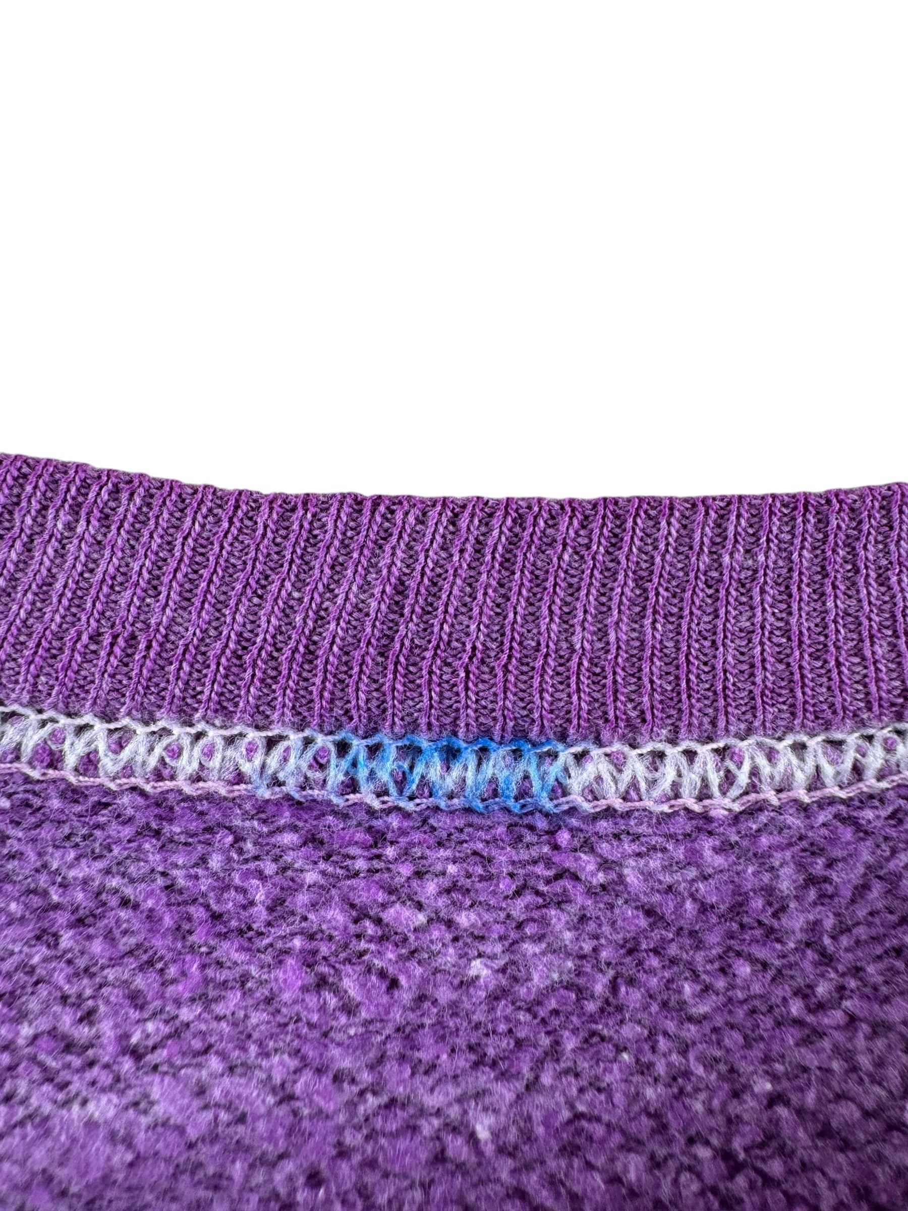 Missing Tag on Vintage Purple Blank Crewneck SZ XL