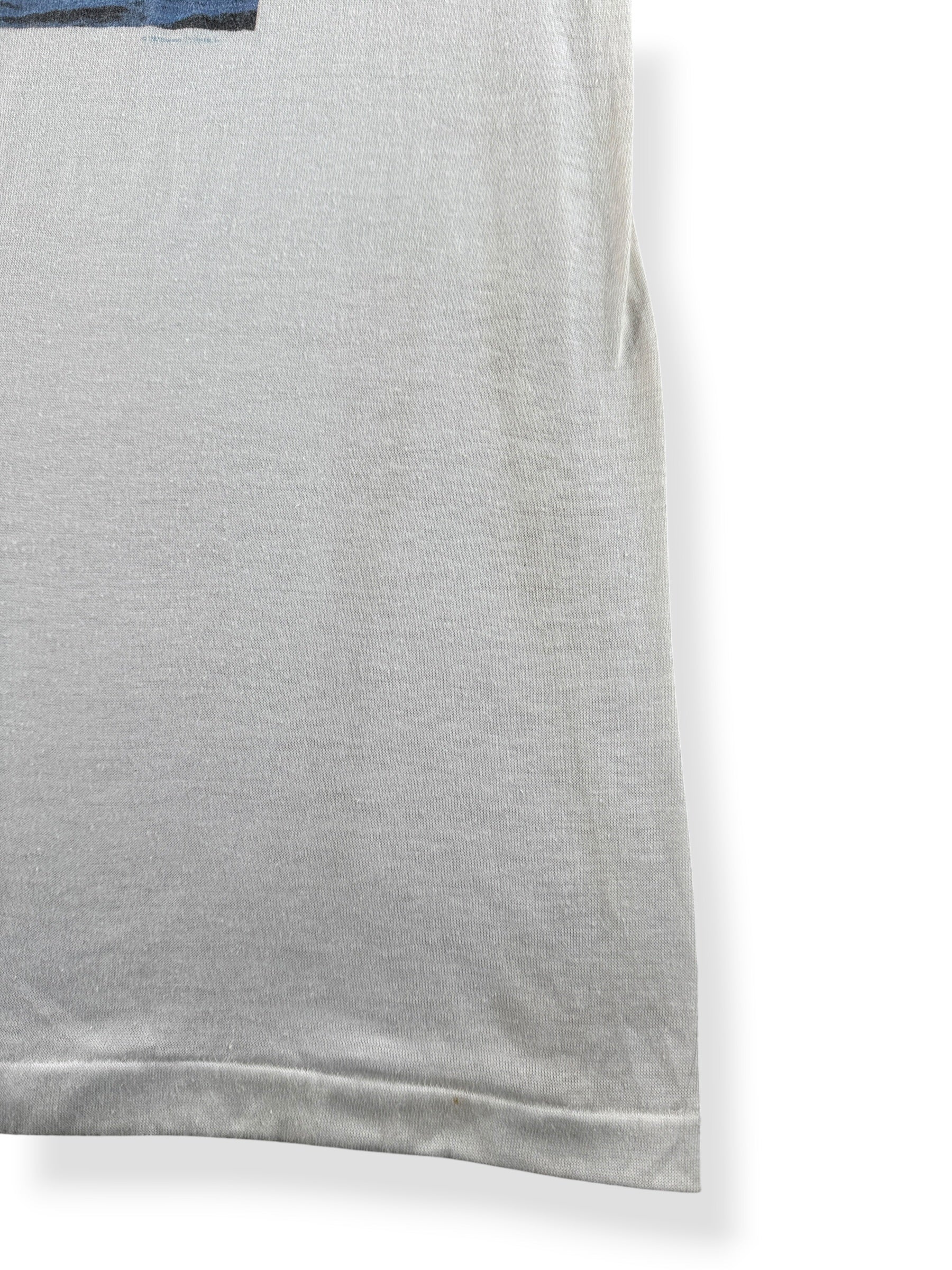 Stain on Vintage Jaws the Revenge Ringer Tee SZ L (Fits M)