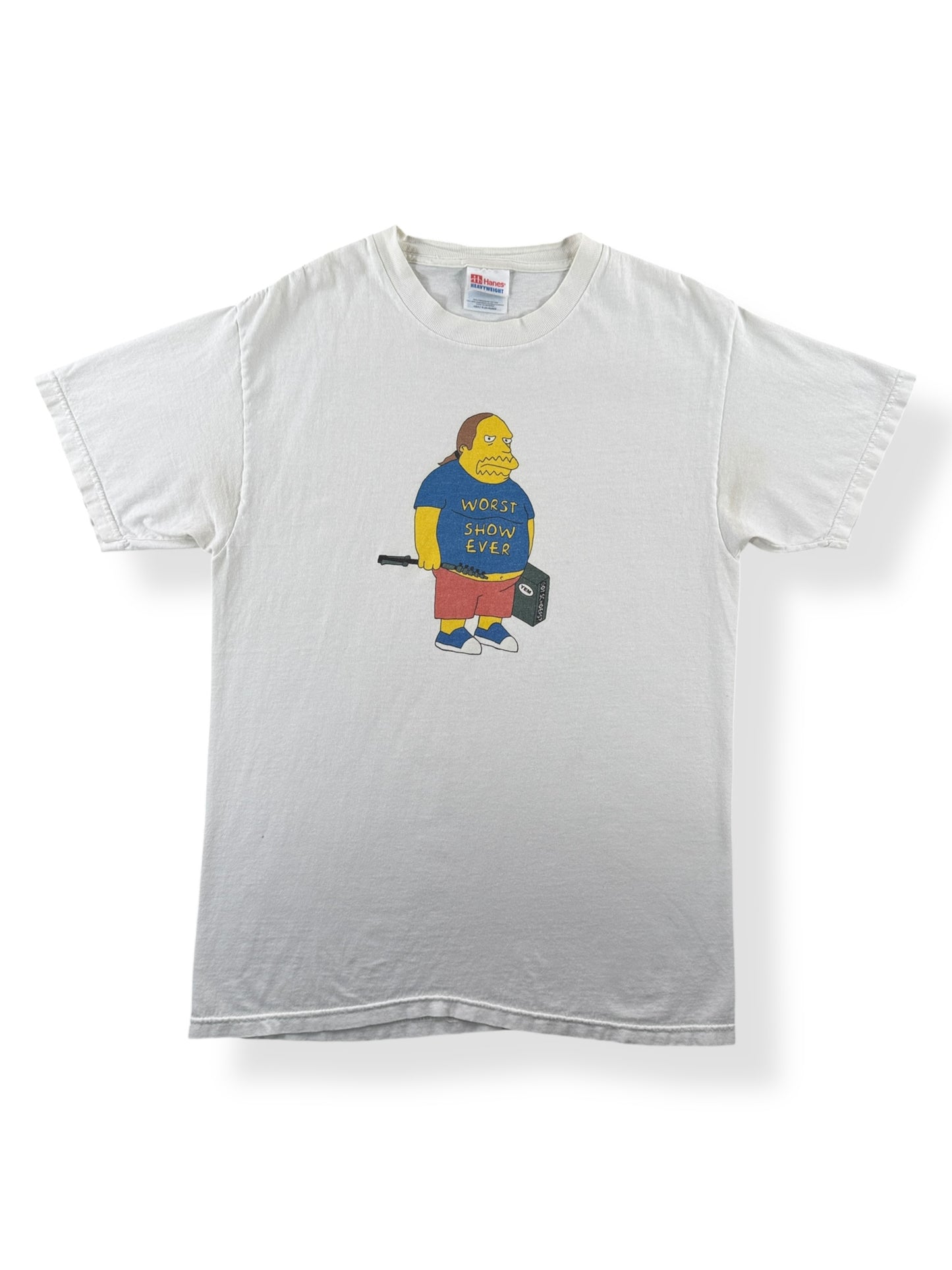 Front of Vintage Simpsons Worst Show Ever Tee SZ M