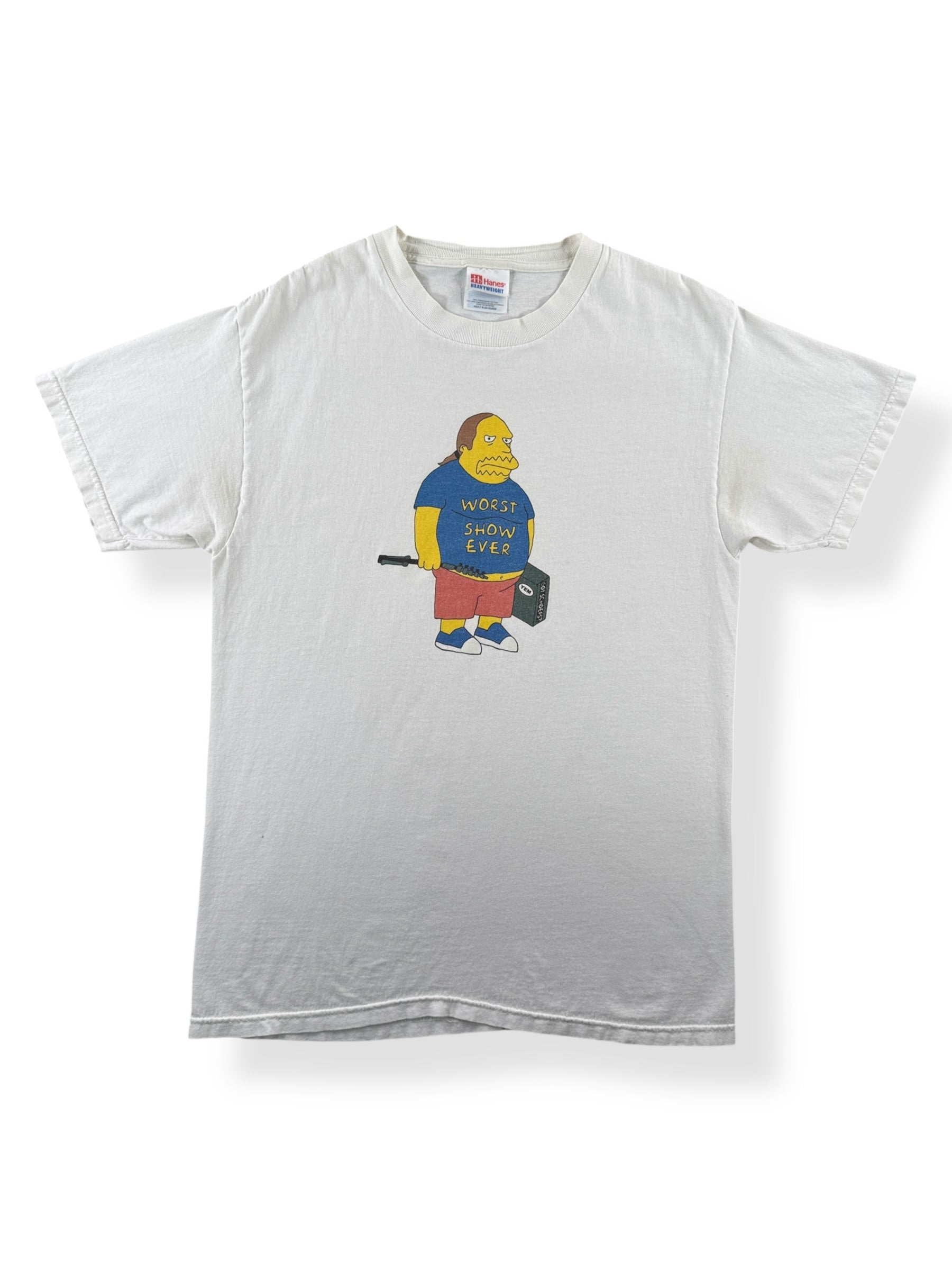 Front of Vintage Simpsons Worst Show Ever Tee SZ M
