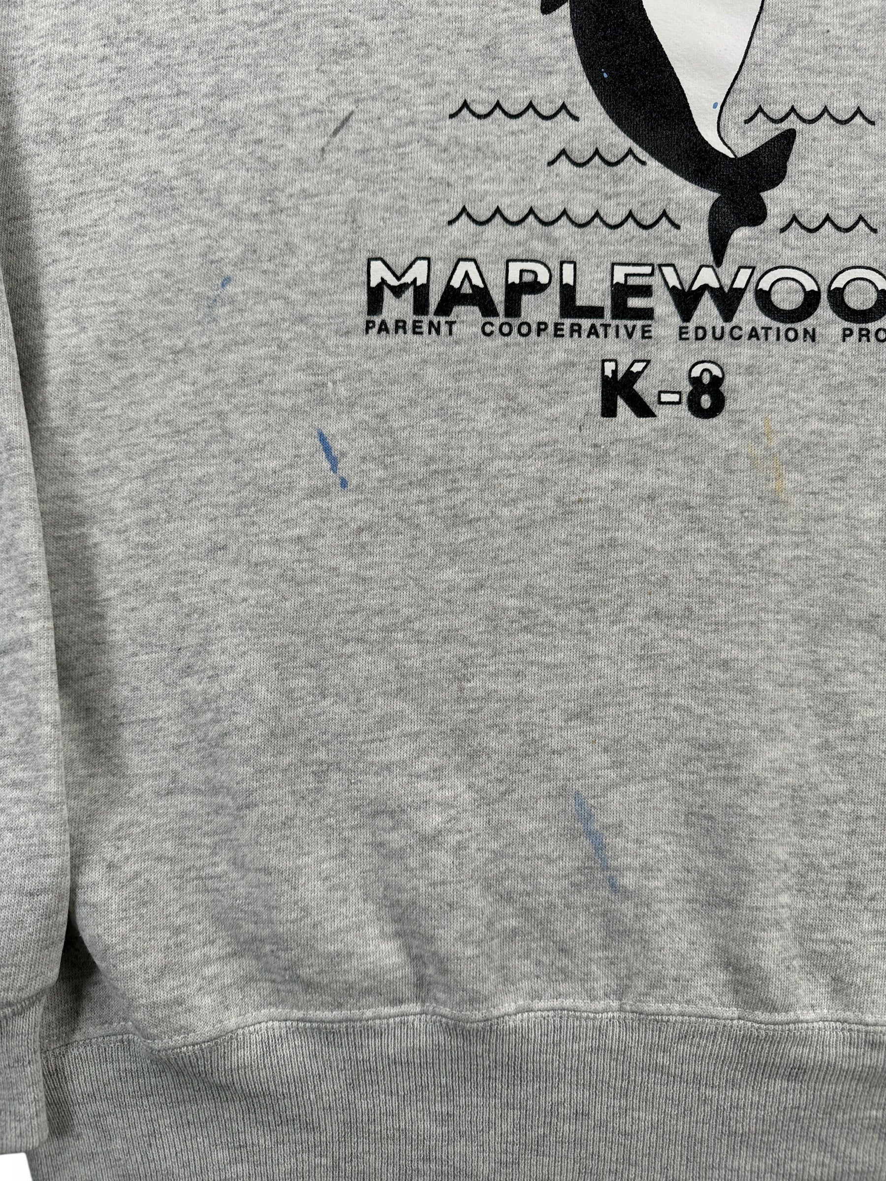 Stains on Vintage Maplewood Swim Crewneck SZ XXL