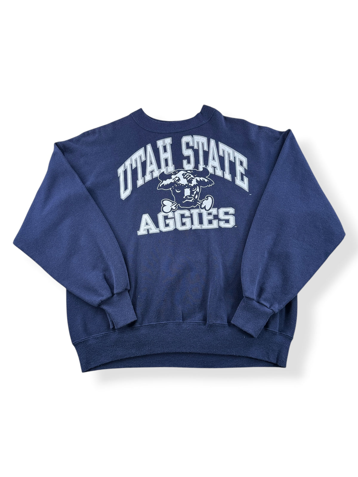 Front of Vintage Utah Aggies Crewneck SZ XL