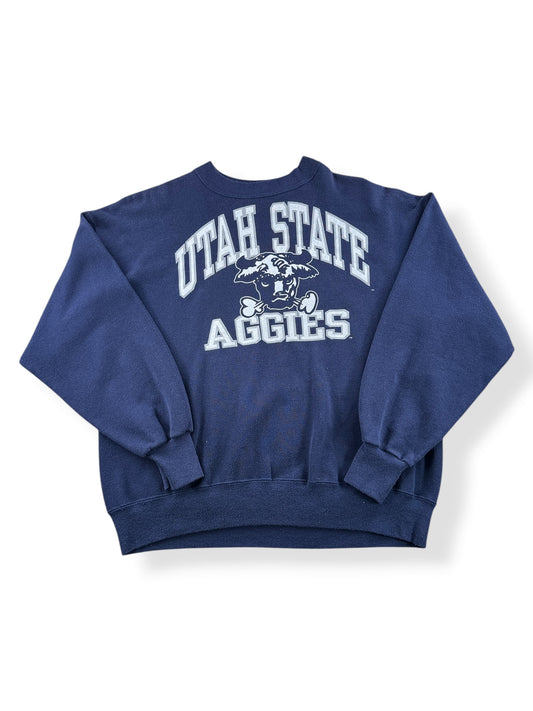 Front of Vintage Utah Aggies Crewneck SZ XL