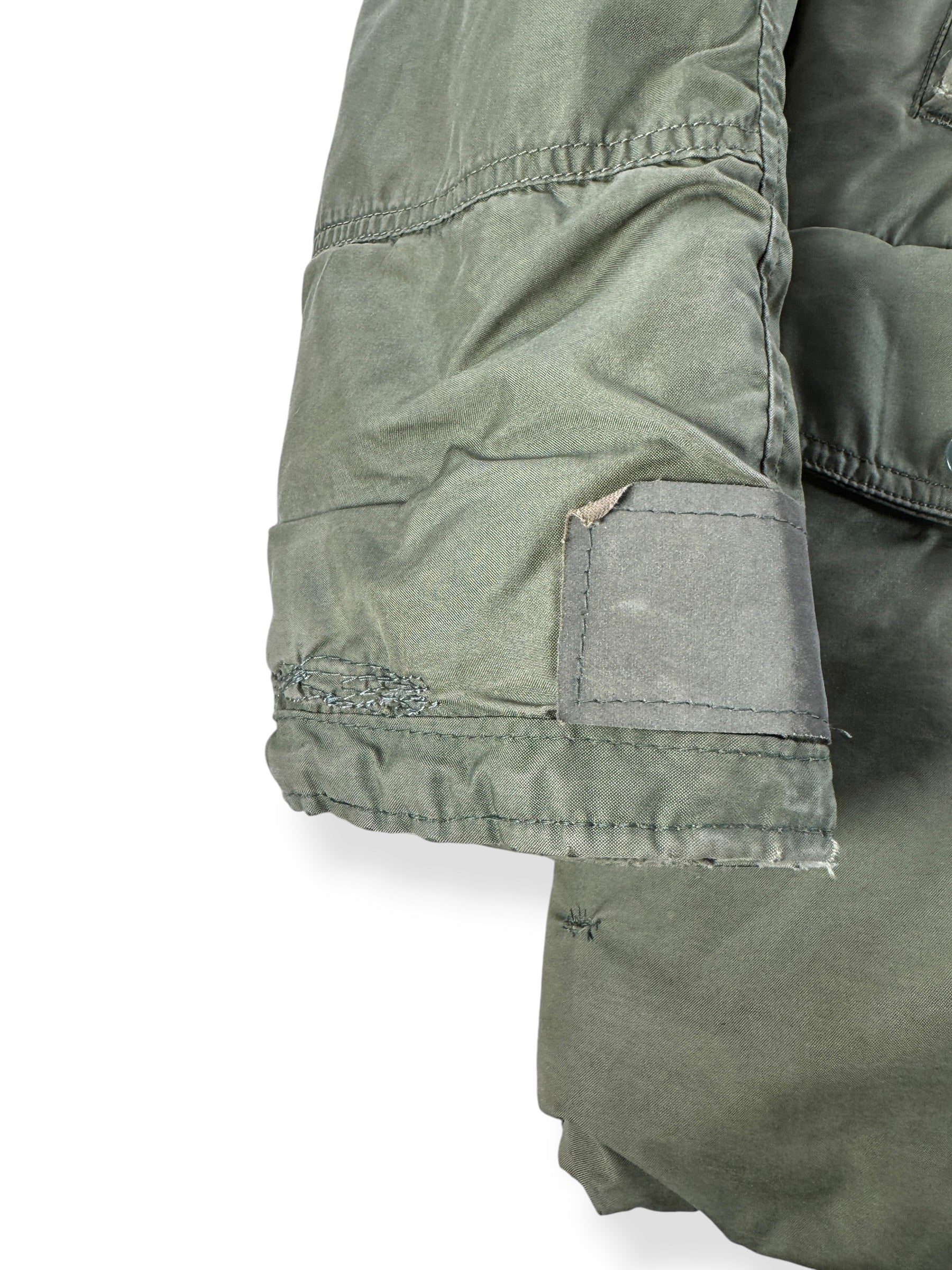 Repair on Vintage Repaired N-3B Parka SZ L