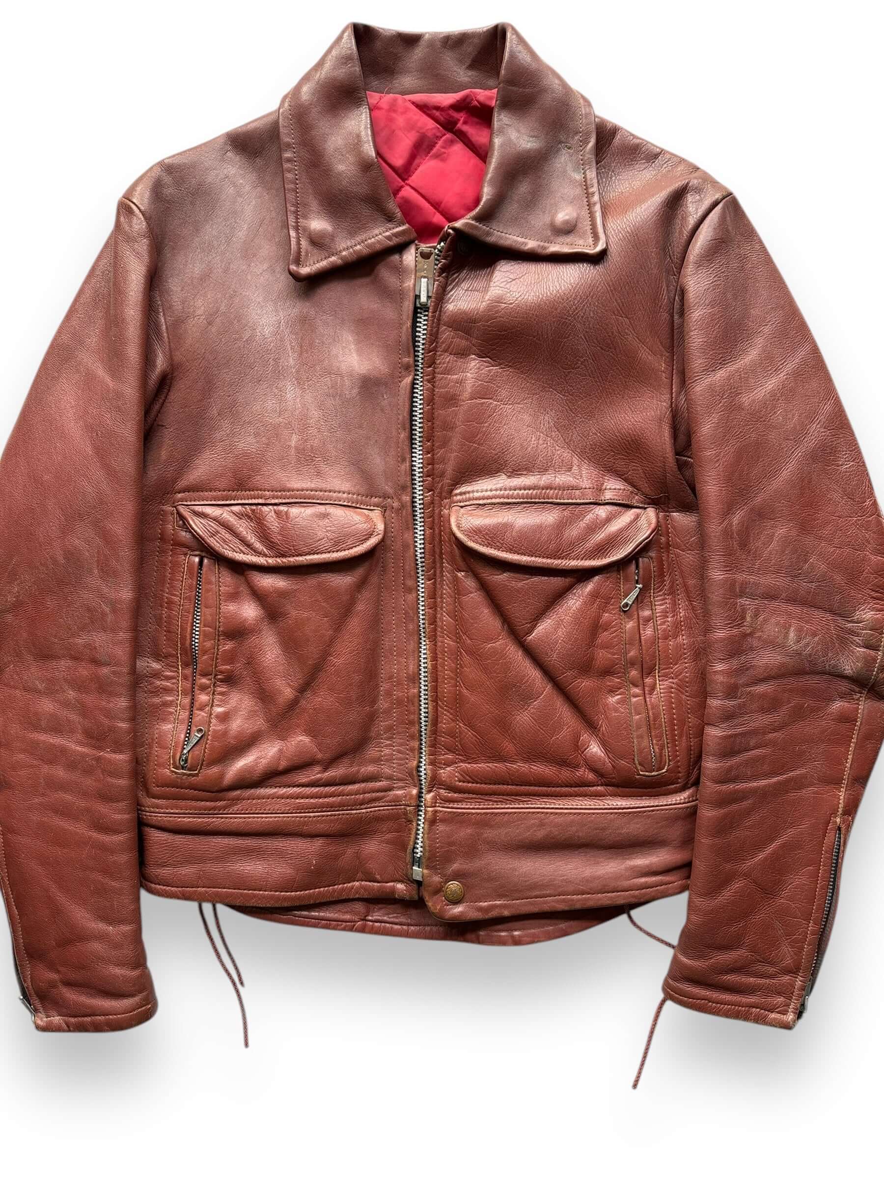 60s APPAREL ANNEX イエローヴィンテージレザージャケット　状態良 60s APPAREL ANNEX イエローヴィンテージレザージャケット