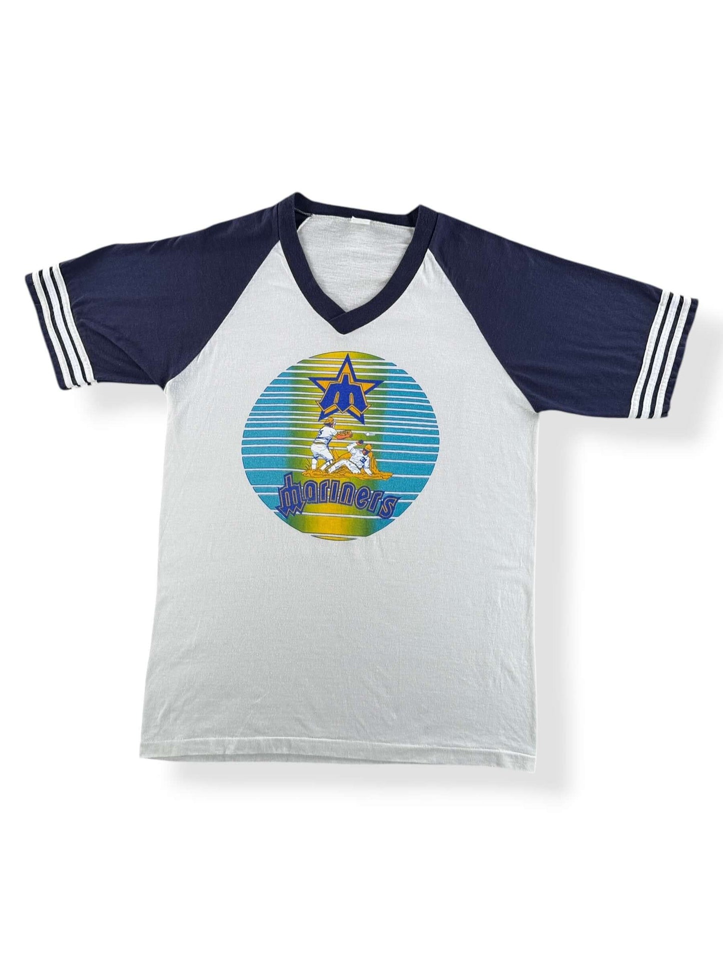 Front of Vintage 70s/80s Mariners Jersey Tee SZ XL (Fits M)