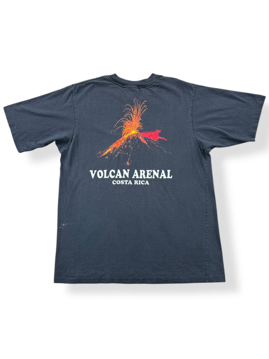Back of Vintage Arenal Costa Rican Volcano Tee SZ XL AS IS