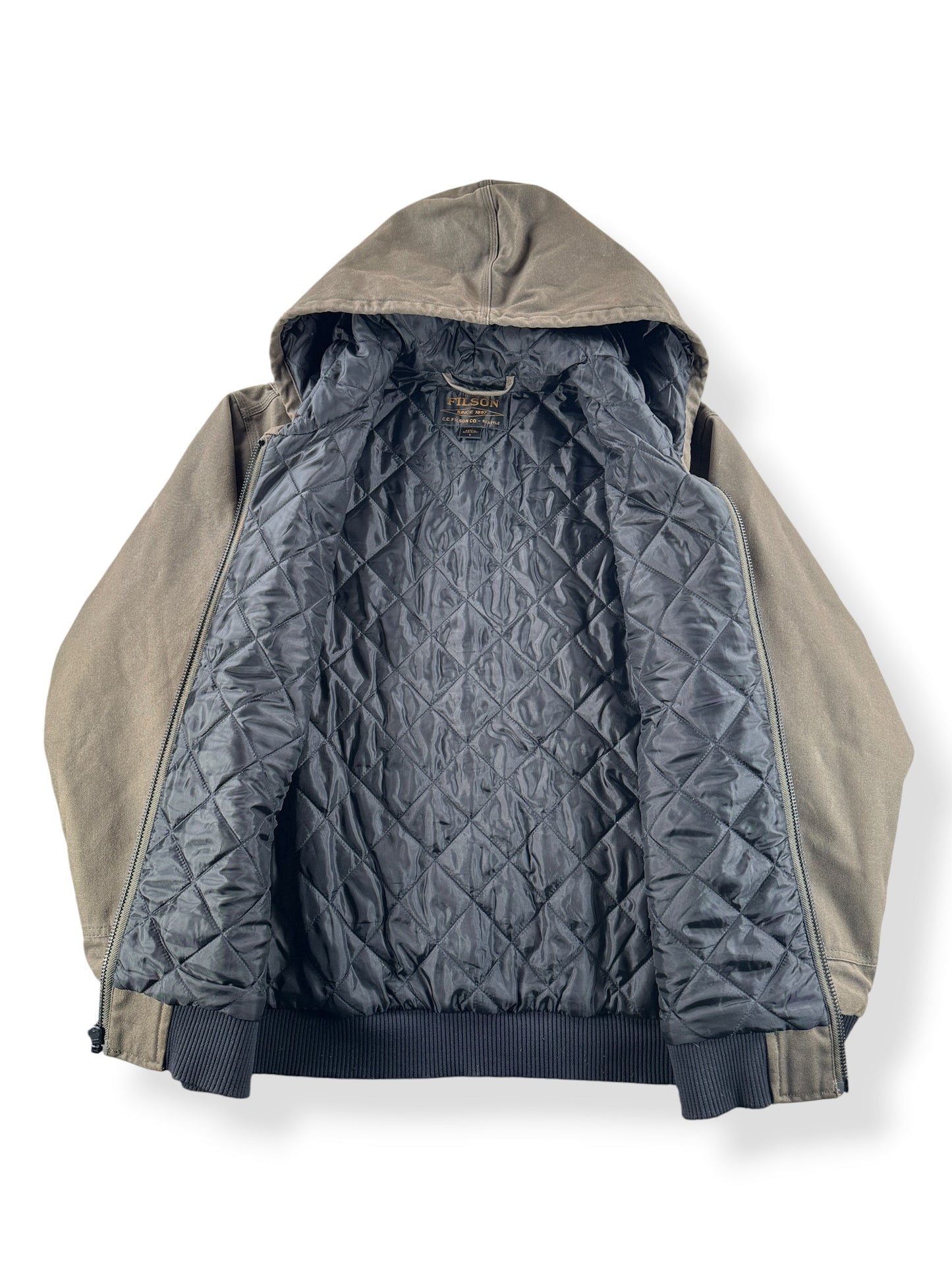 Inside of Filson Worksmith Jacket SZ L