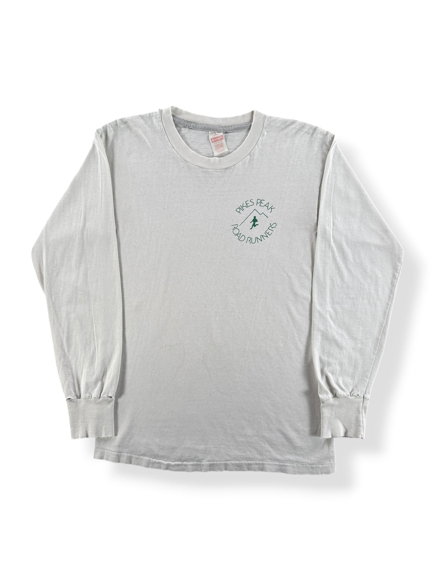 Front of Vintage Pike's Peak Road Runners Long Sleeve Tee SZ S (Fits XS)