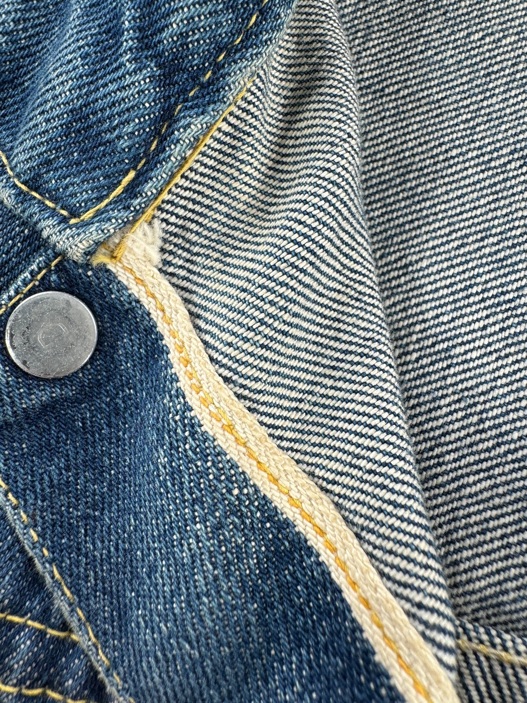 Selvedge on Vintage Foremost Selvedge Denim Jacket SZ M