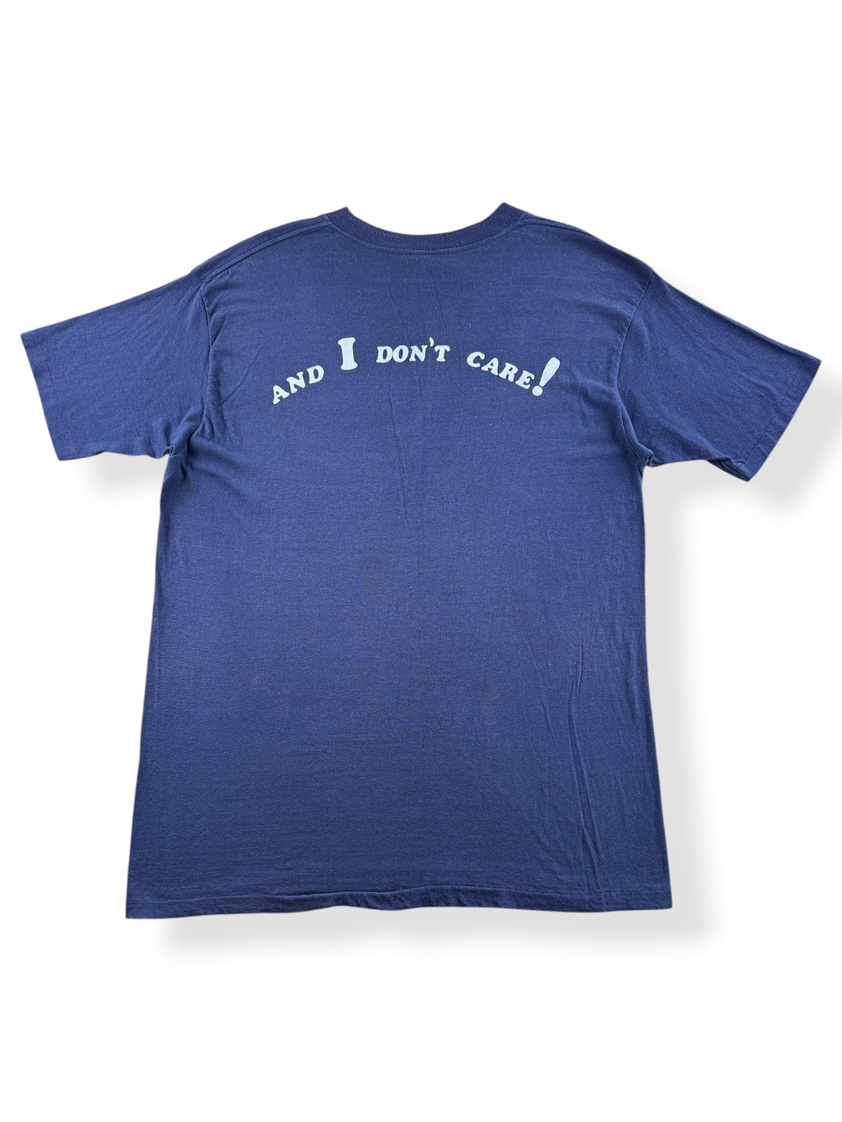 Back of Vintage 1980s 'Its My Fault' Tee SZ XL (Fits L)