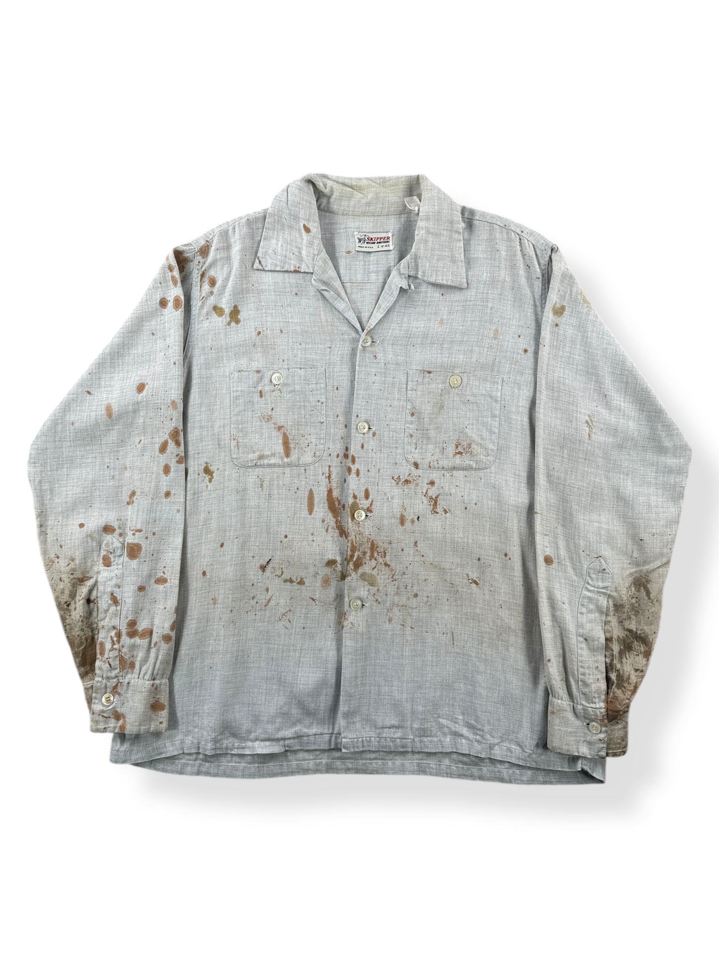 Front of Vintage Diarrhea Factory Loop Collar SZ L