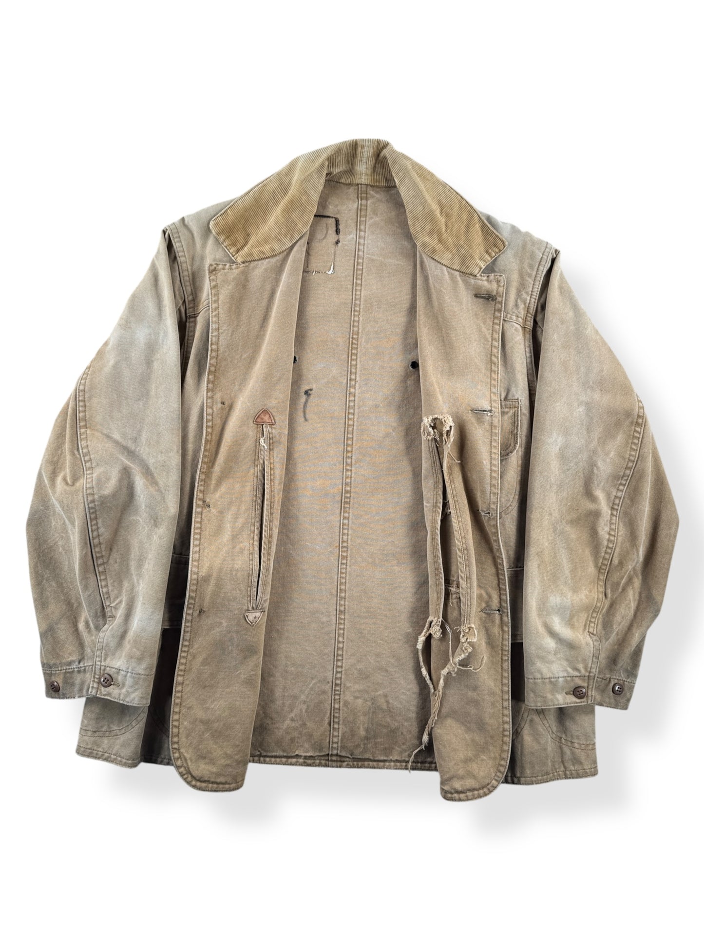 Inside of Vintage 30s/40s Hunting Jacket SZ L