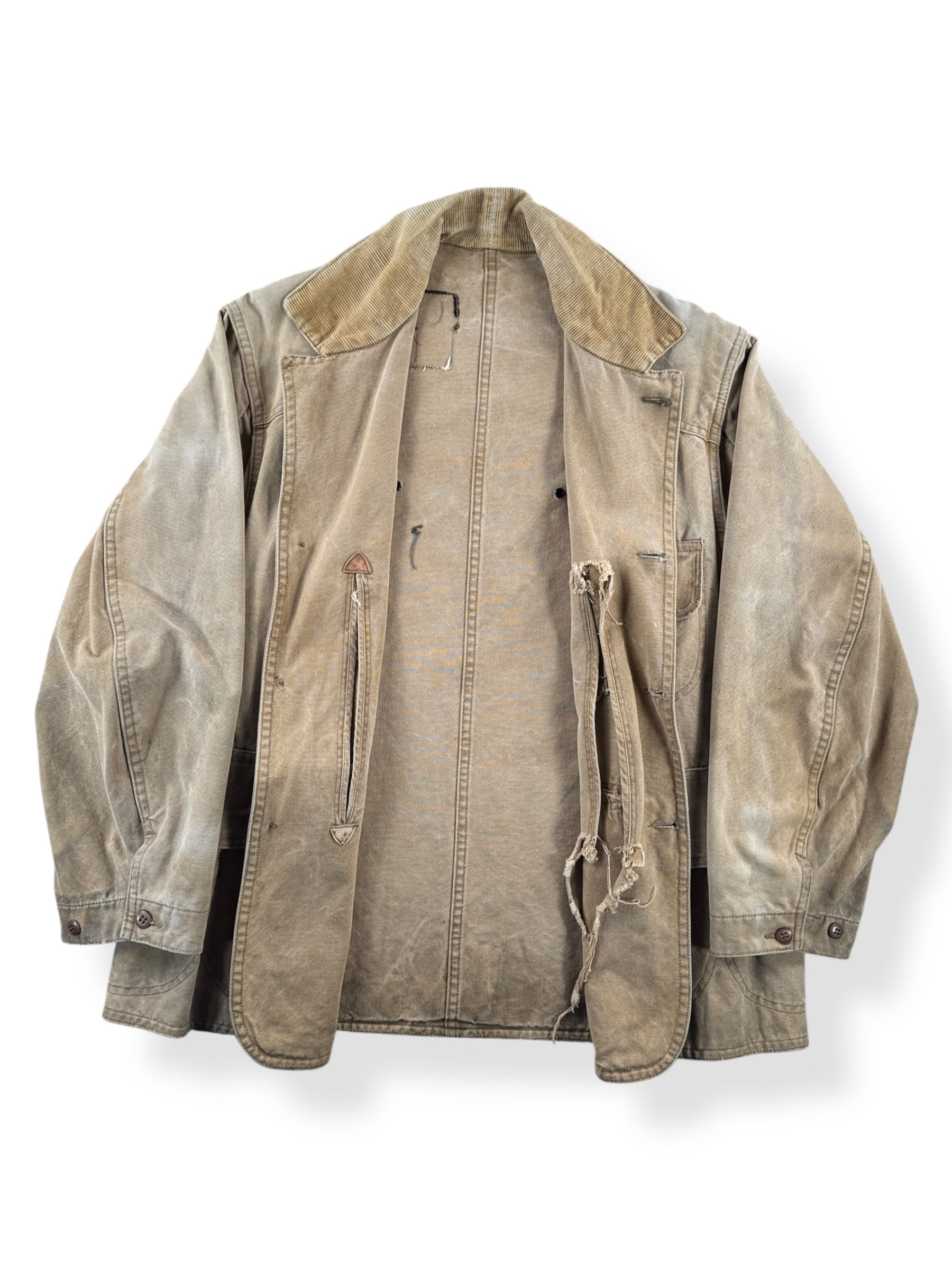 Inside of Vintage 30s/40s Hunting Jacket SZ L