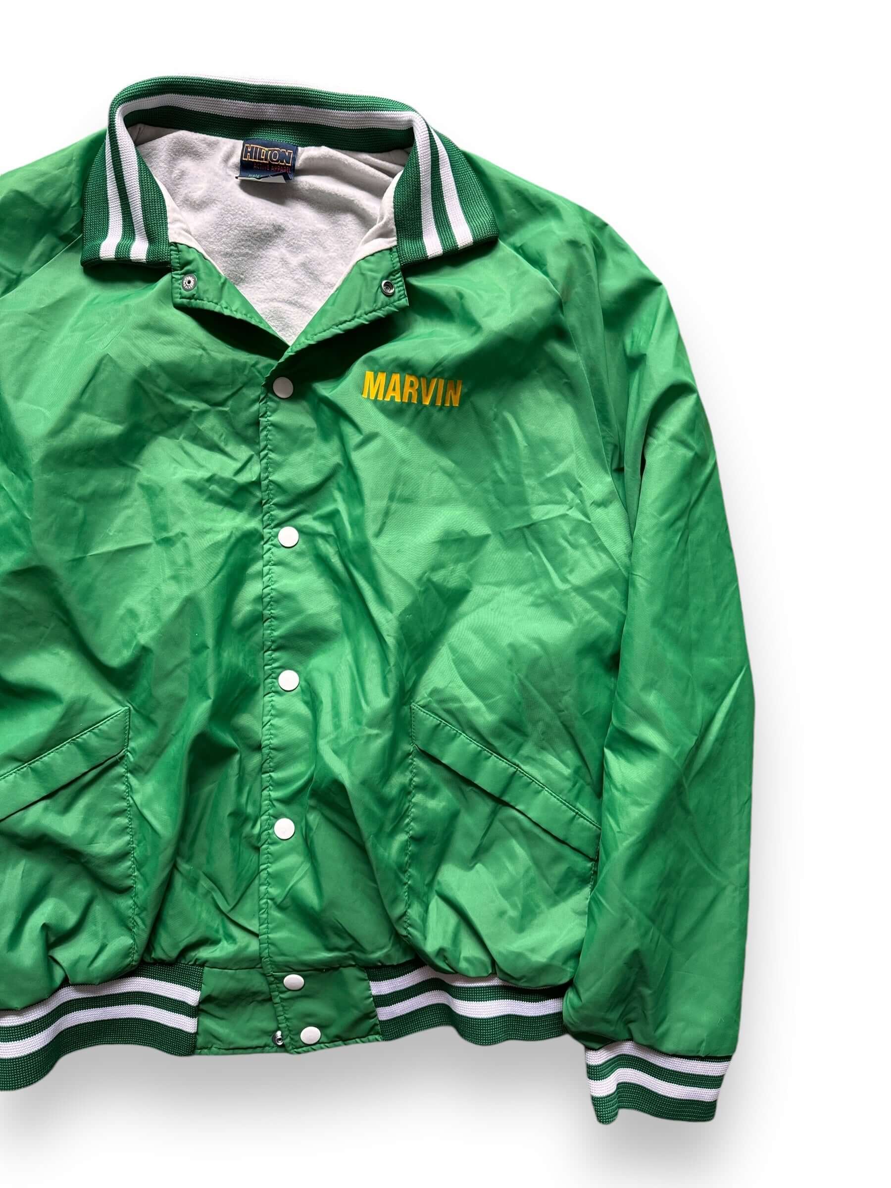 Front Left View of Vintage Damifino Coaches Jacket SZ XXL