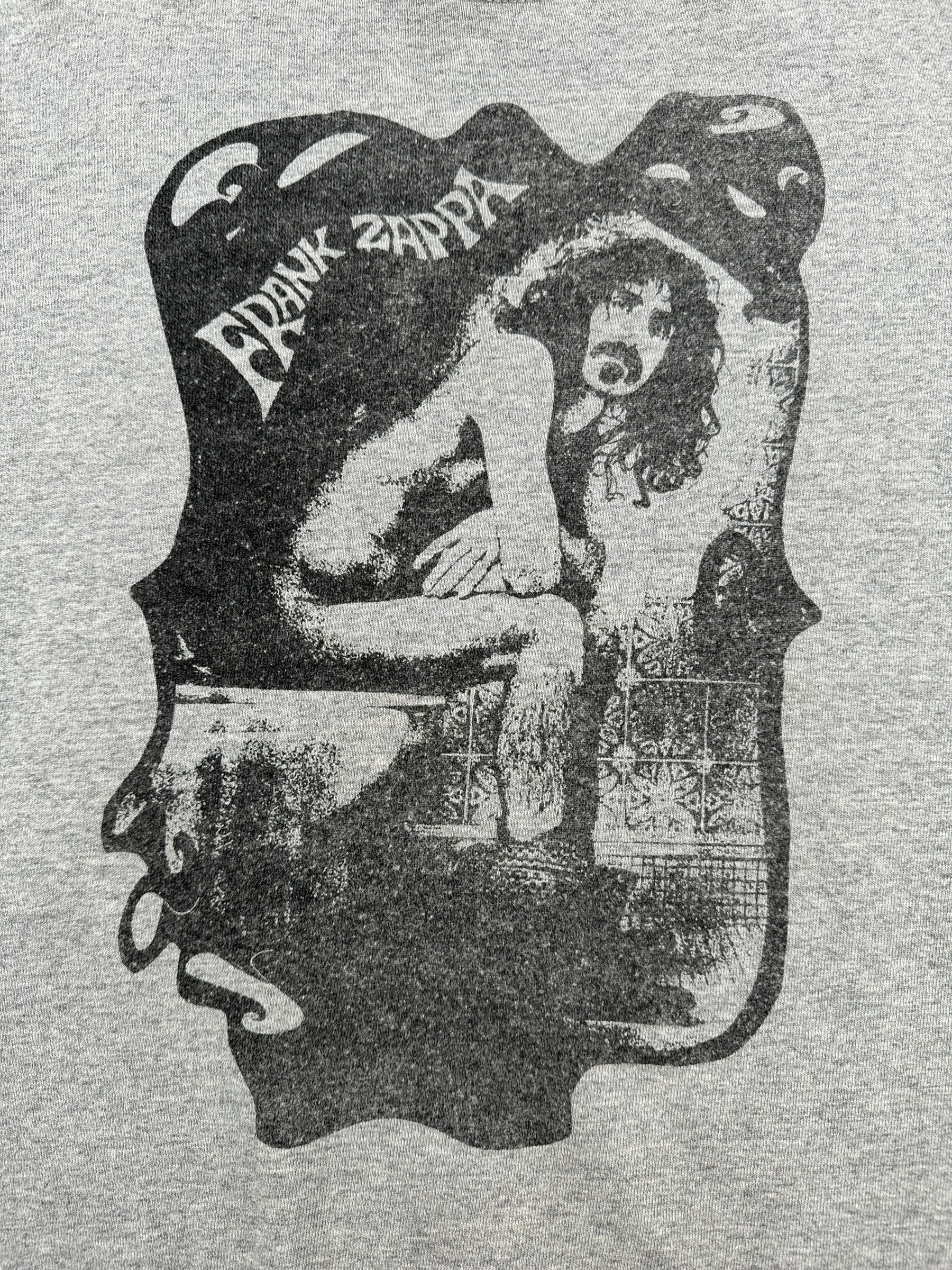 Graphic on Vintage Frank Zappa Crewneck SZ XL