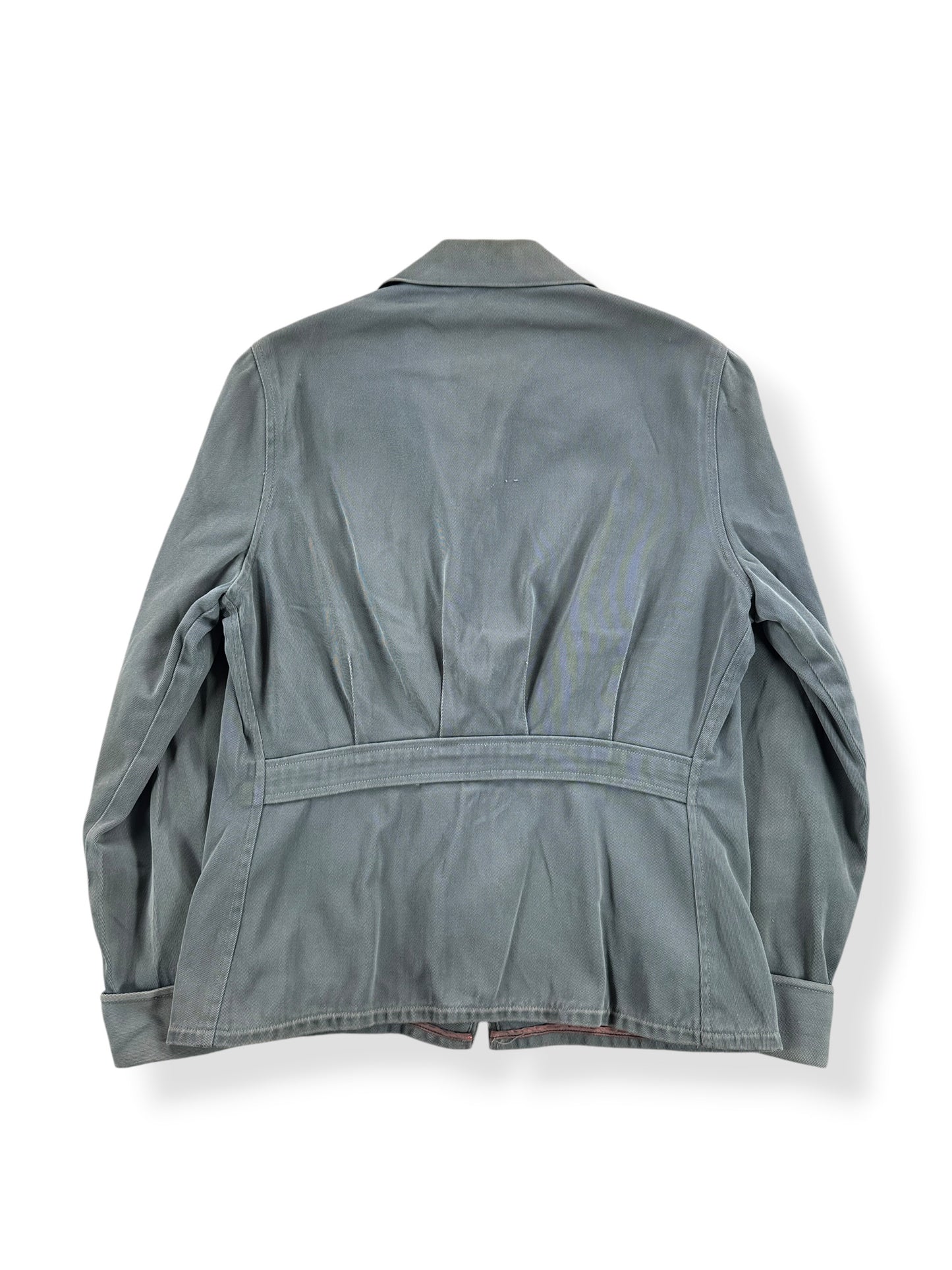 Back of Vintage 40's/50's Glover Cotton Twill Jacket SZ M