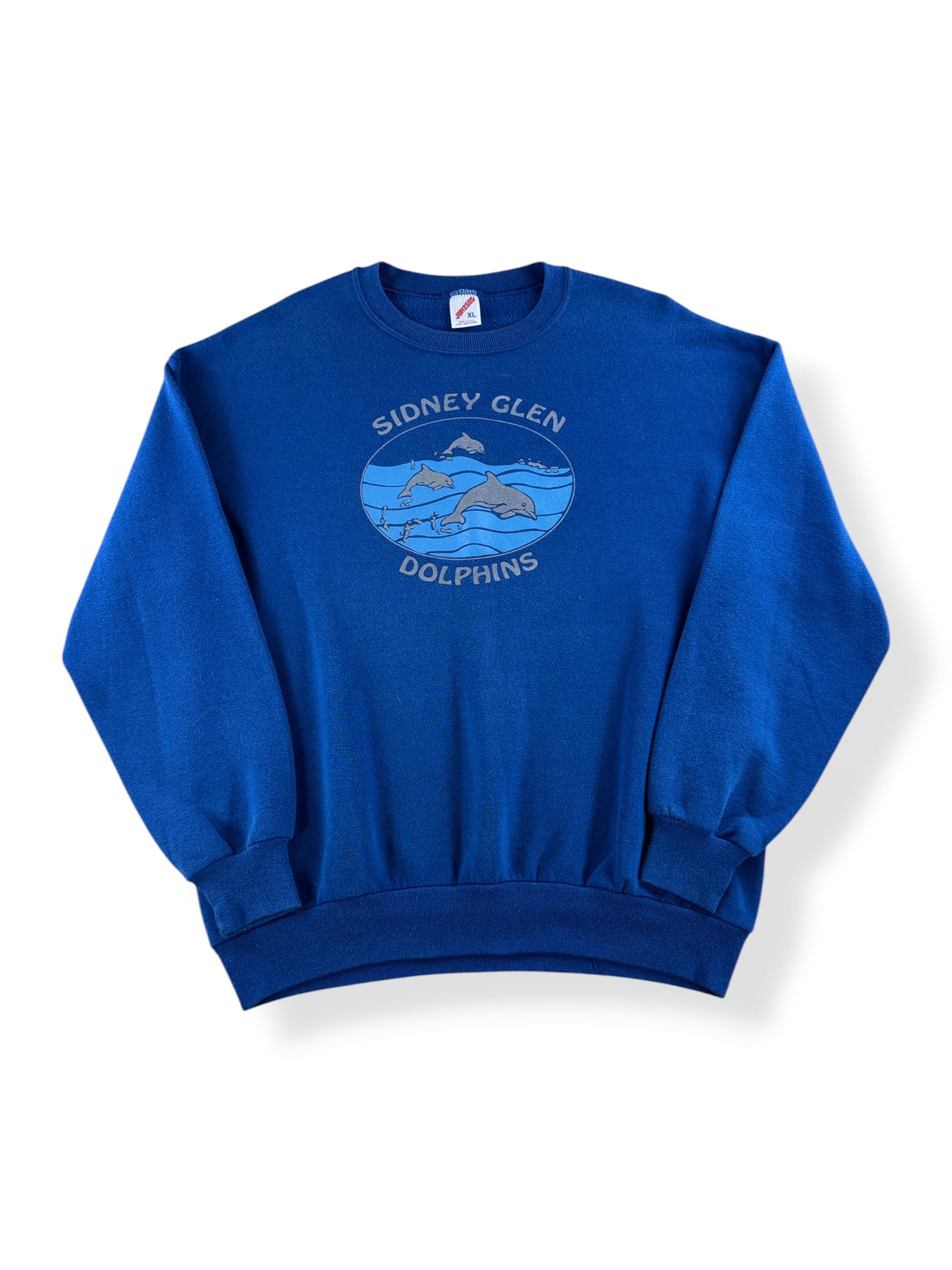 Front of Vintage Sidney Glen Dolphins Crewneck SZ XL (Fits L)