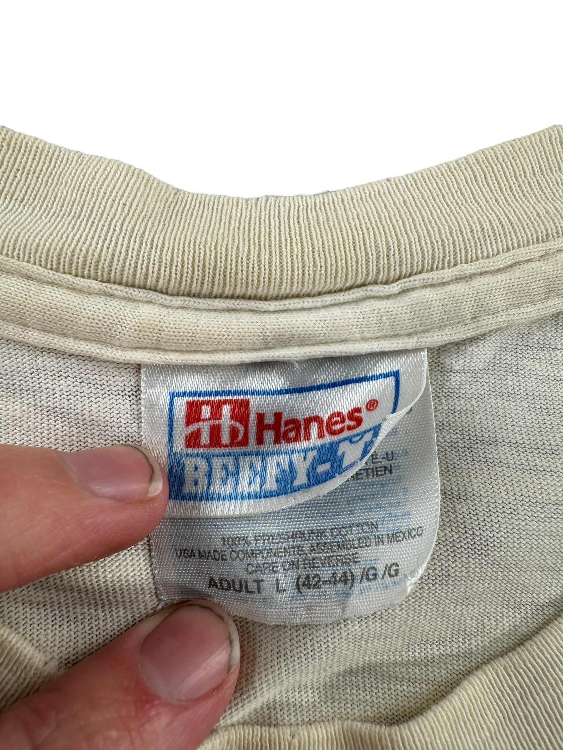 Tag on Vintage Marcel Marceau Mime Tee SZ L